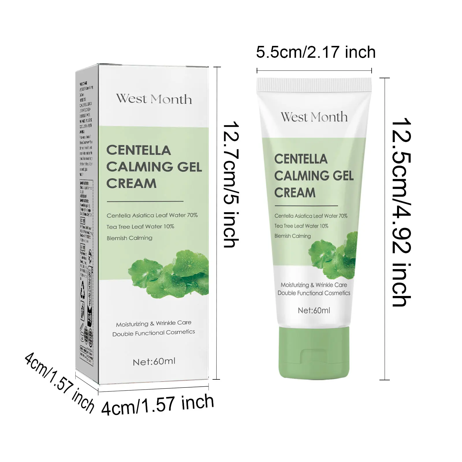 Centella Hydra Cream Brightening and Firming Moisturizer - West&Month 1 centella hydra cream brighten firm smooth West Month 294 4826