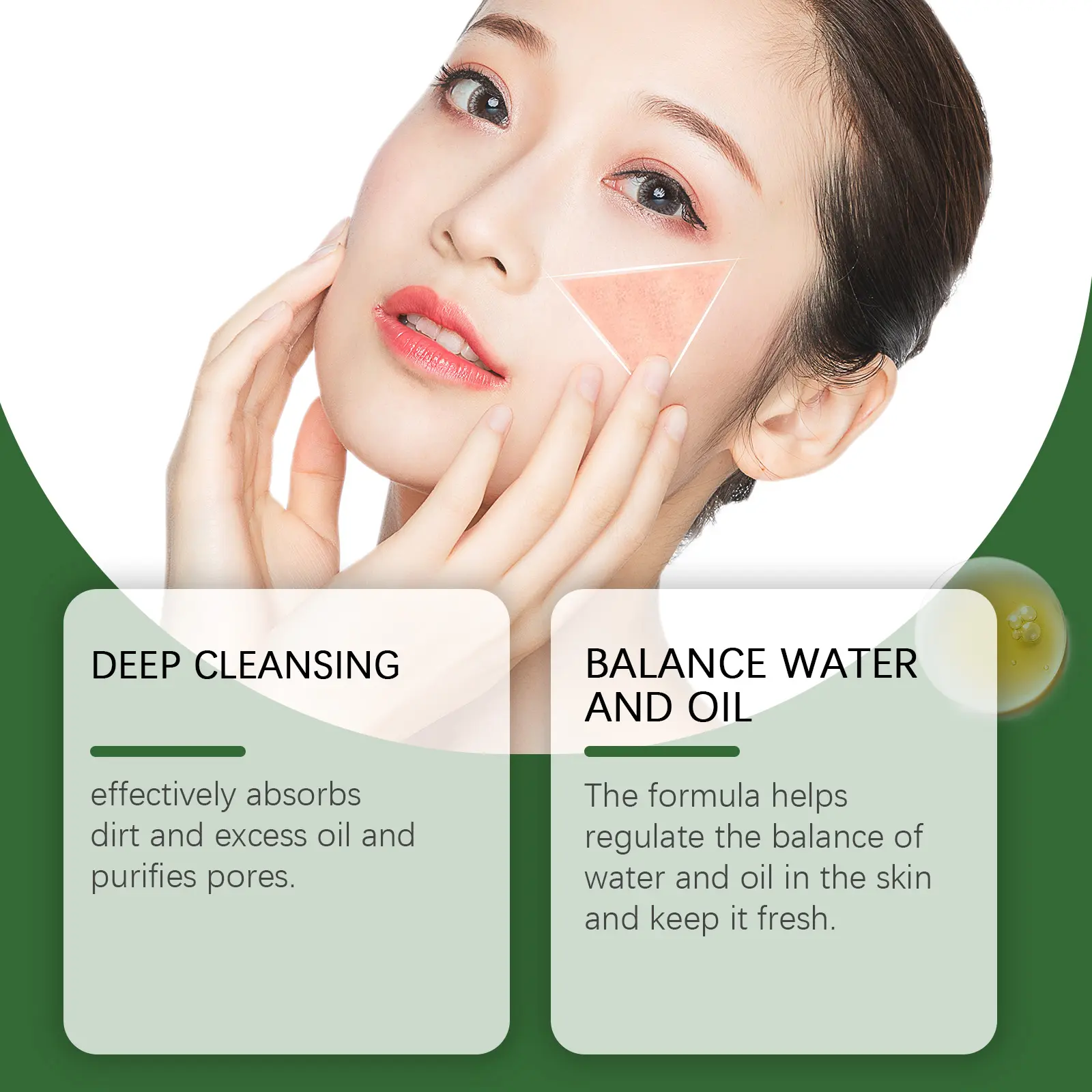 Charcoal Facial Cleanser for Oil Control & Moisturizing - West&Month 6 charcoal facial cleanser clean oil moisturize control West Month 479 7350