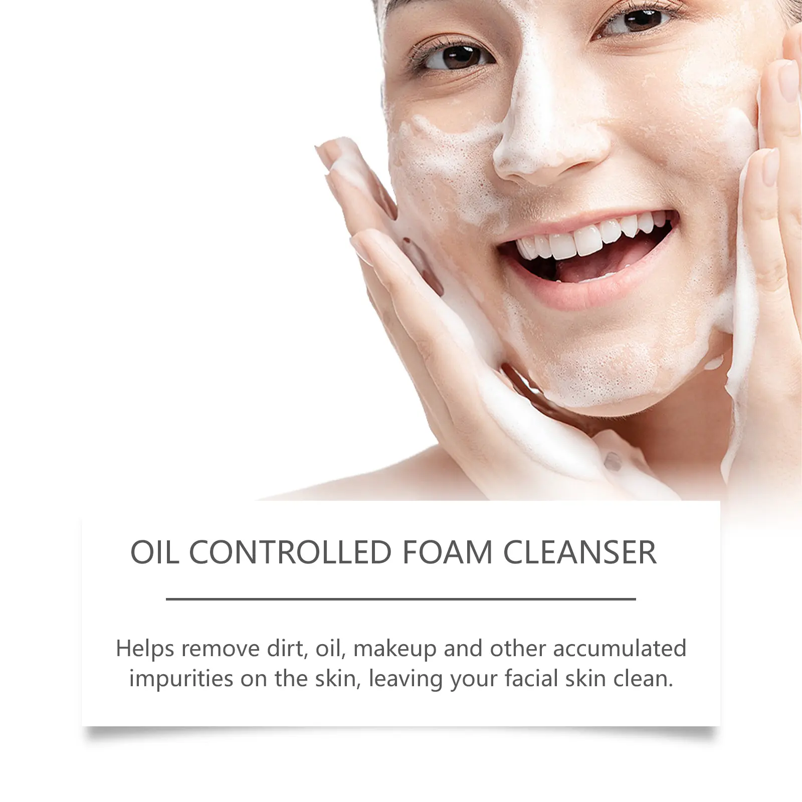 Charcoal Facial Cleanser for Oil Control & Moisturizing - West&Month 7 charcoal facial cleanser clean oil moisturize control West Month 479 7351