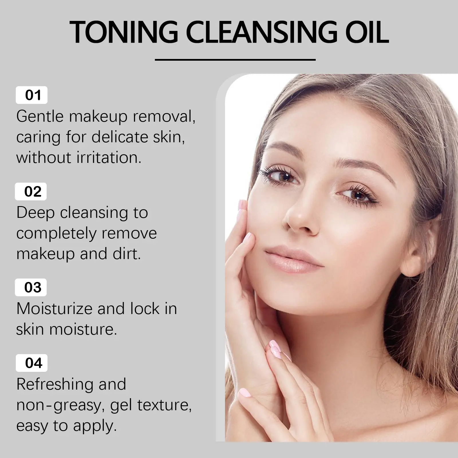 Citrus Gentle Cleansing Oil Moisturizing & Pore Cleansing - West&Month 5 citrus cleansing oil care clean pores refresh West Month 245 4211
