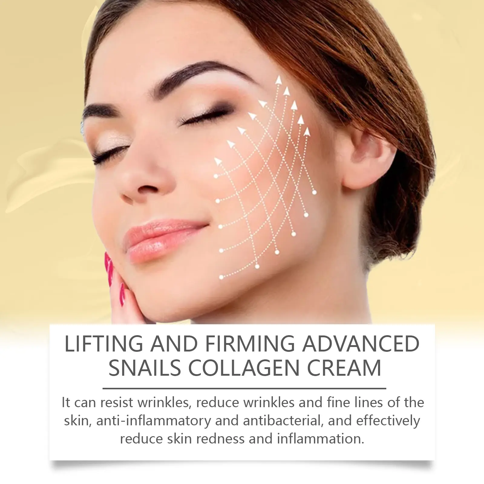 Snail Collagen Firming Cream for Dry Skin Hydration by West&Month 8 cochlear collagen cream moisturize nourish brighten West Month 372 5861