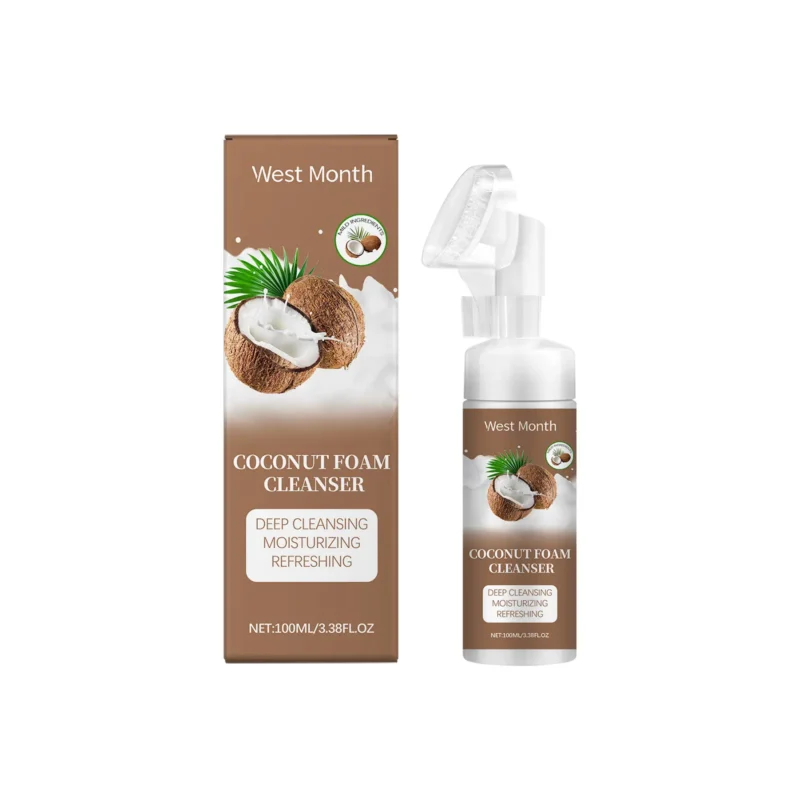 coconut foam cleanser gentle pore refresh moist West Month 641 9284