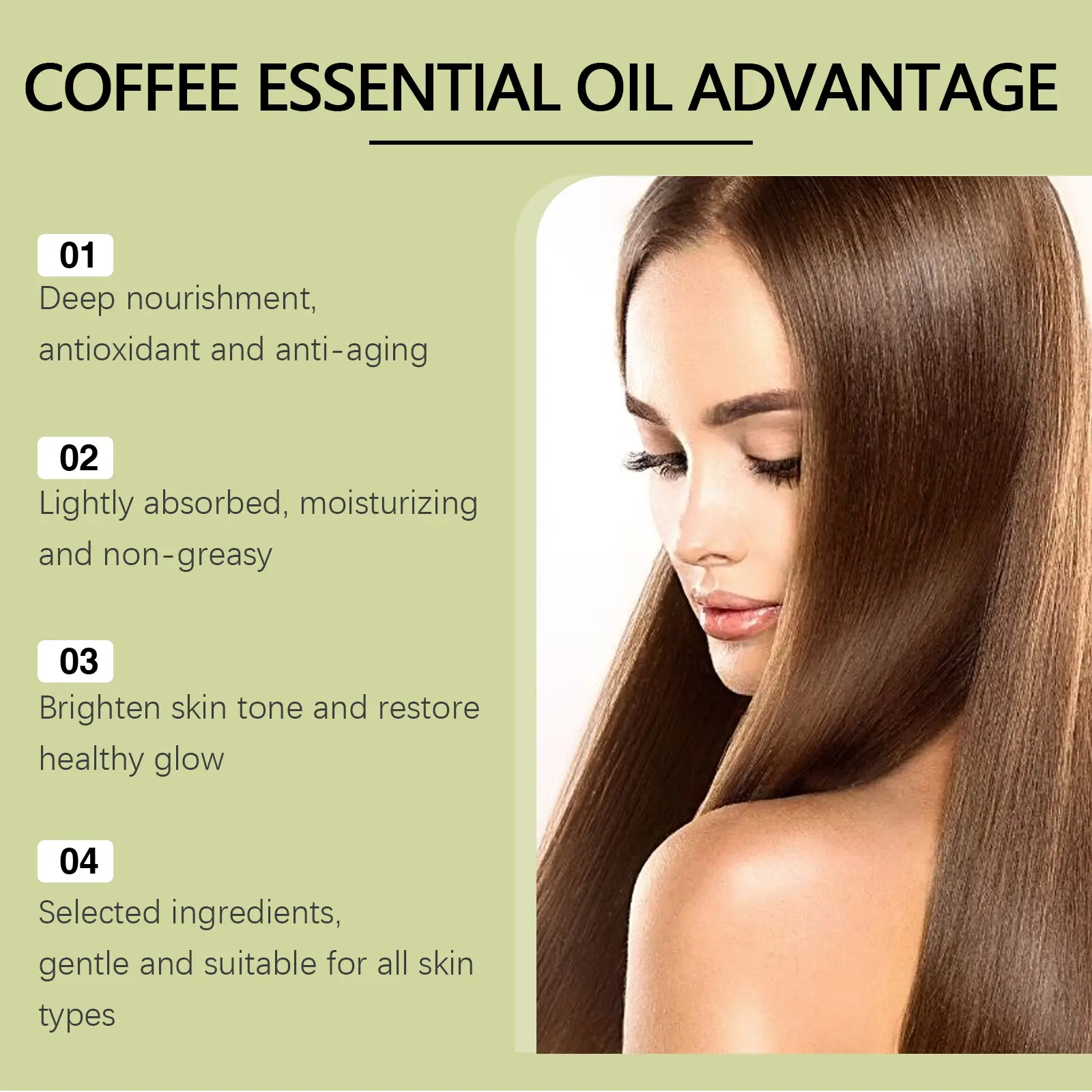 Coffee Seed Essential Oil for Moisturizing Skin and Hair Care - West&Month 4 coffee seed oil gentle moisturize nourish massage West Month 553 8388