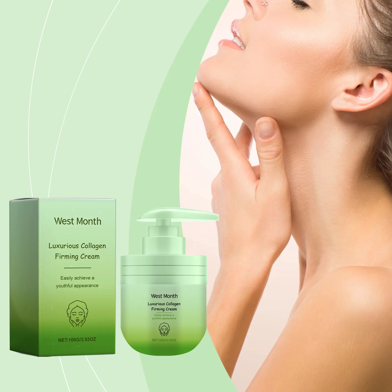 Collagen Body Moisturizer for Hydrating & Firming Skin - West&Month 2 collagen body moisturizer hydrate firm West Month 599 8841