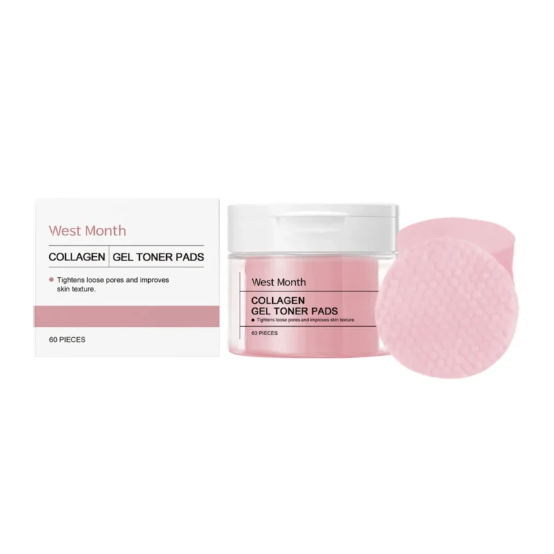 collagen cotton pad facial brightening moisturizing West Month 096 2316