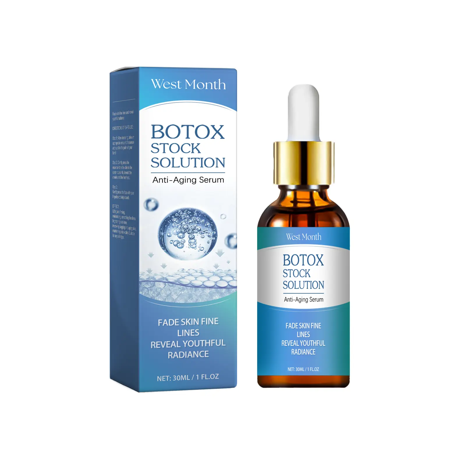 My Skin Was Begging for a Drink: The West Month Collagen Facial Essence Saga 1 West Month Collagen Facial Essence bottle with dropper on a bathroom counter