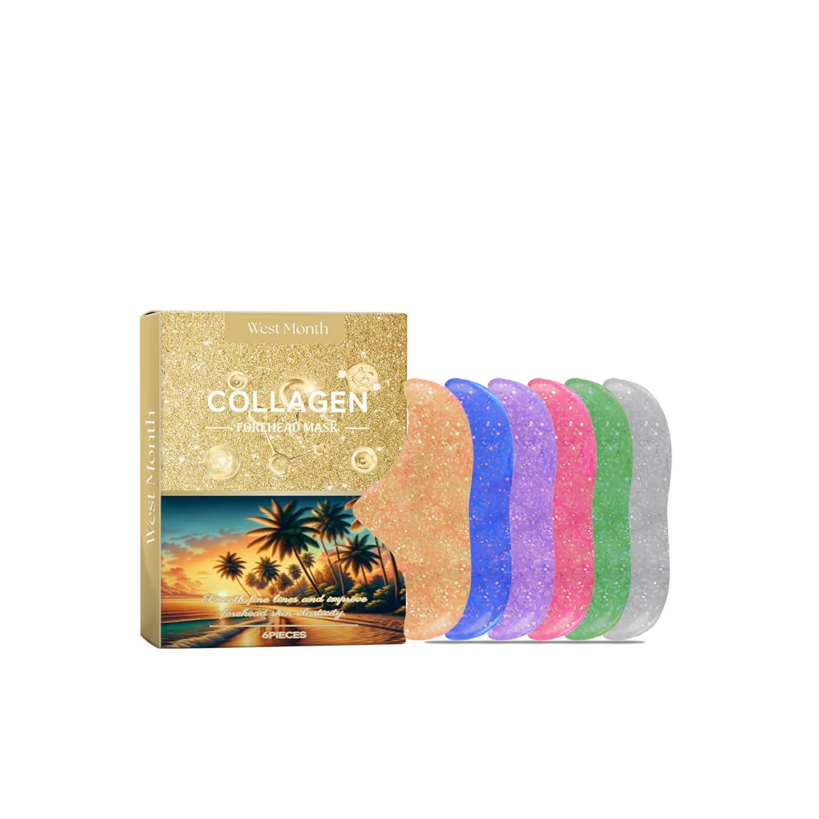 Honestly, My Forehead Was Starting to Look Like a Roadmap: A West&Month Collagen Forehead Patch Review 1 West&Month Collagen Forehead Patch packaging and product