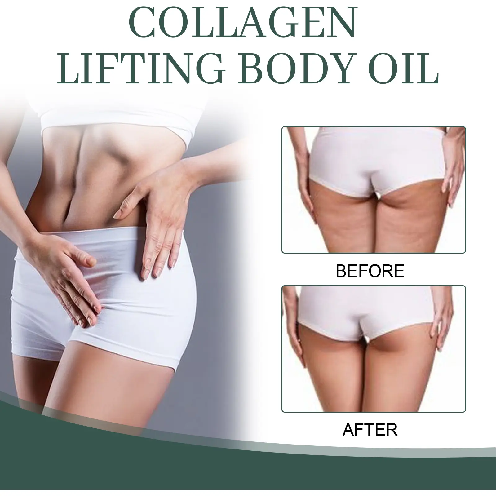 Collagen Body Oil for Skin Firming and Hydration - West&Month 7 collagen lifting body oil firming arm belly West Month 035 1554