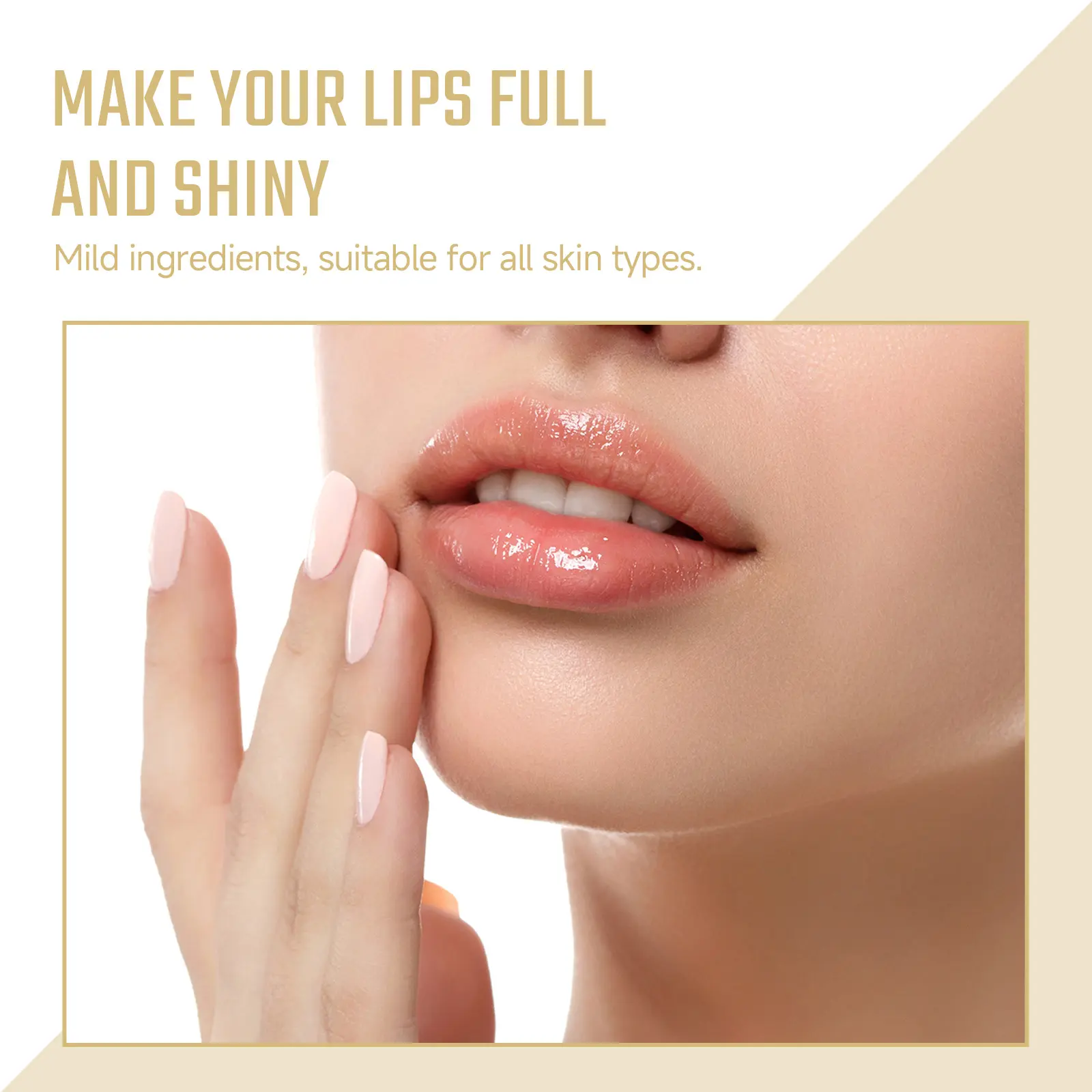 Collagen Lip Mask for Dry Lips - Hydrating Treatment - West&Month 8 collagen lip mask repair dry hydrate light line West Month 179 3357