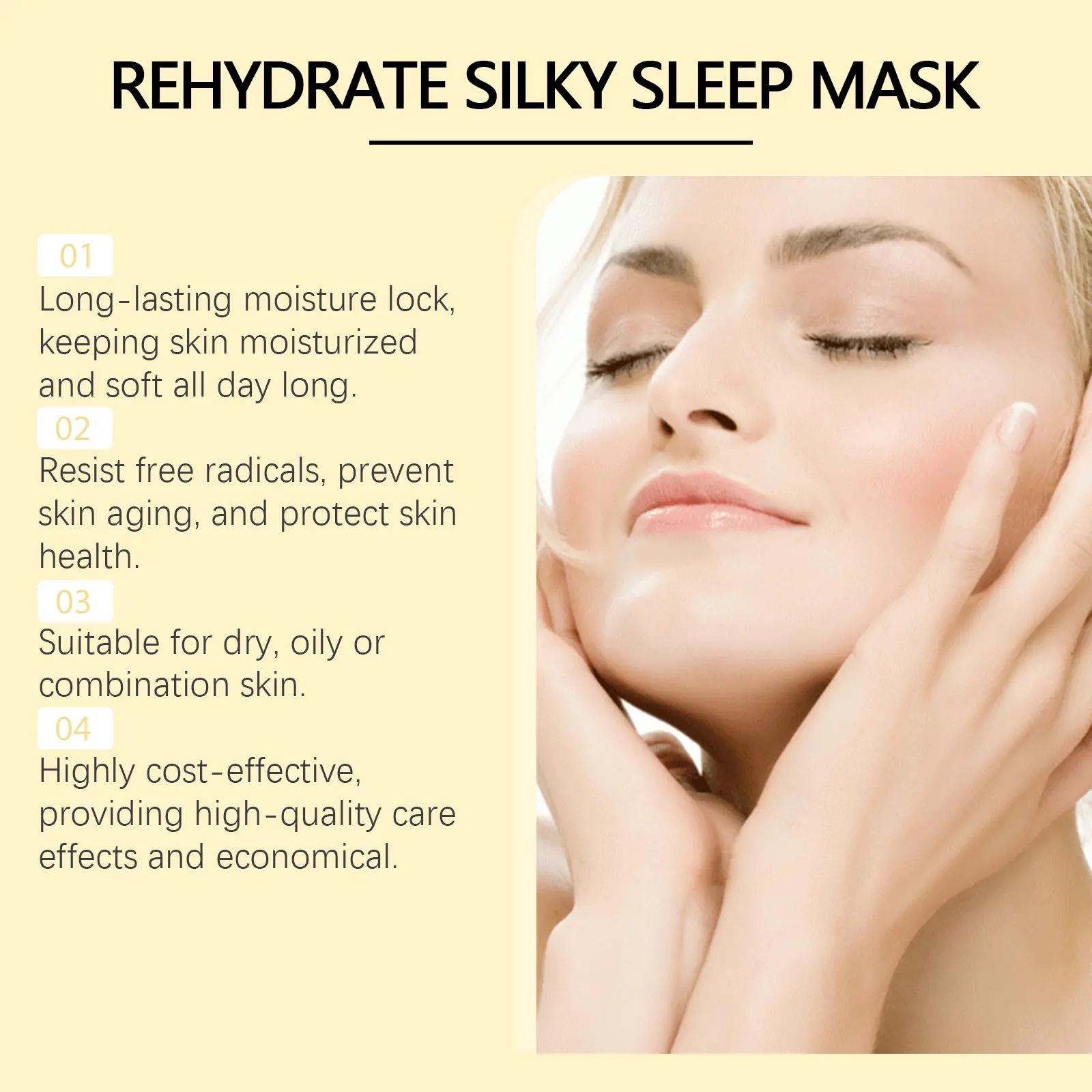 Collagen Moisturizing Mask for Elasticity & Firming - West&Month 10 collagen moisturizing mask nourish hydrate facial West Month 551 8368