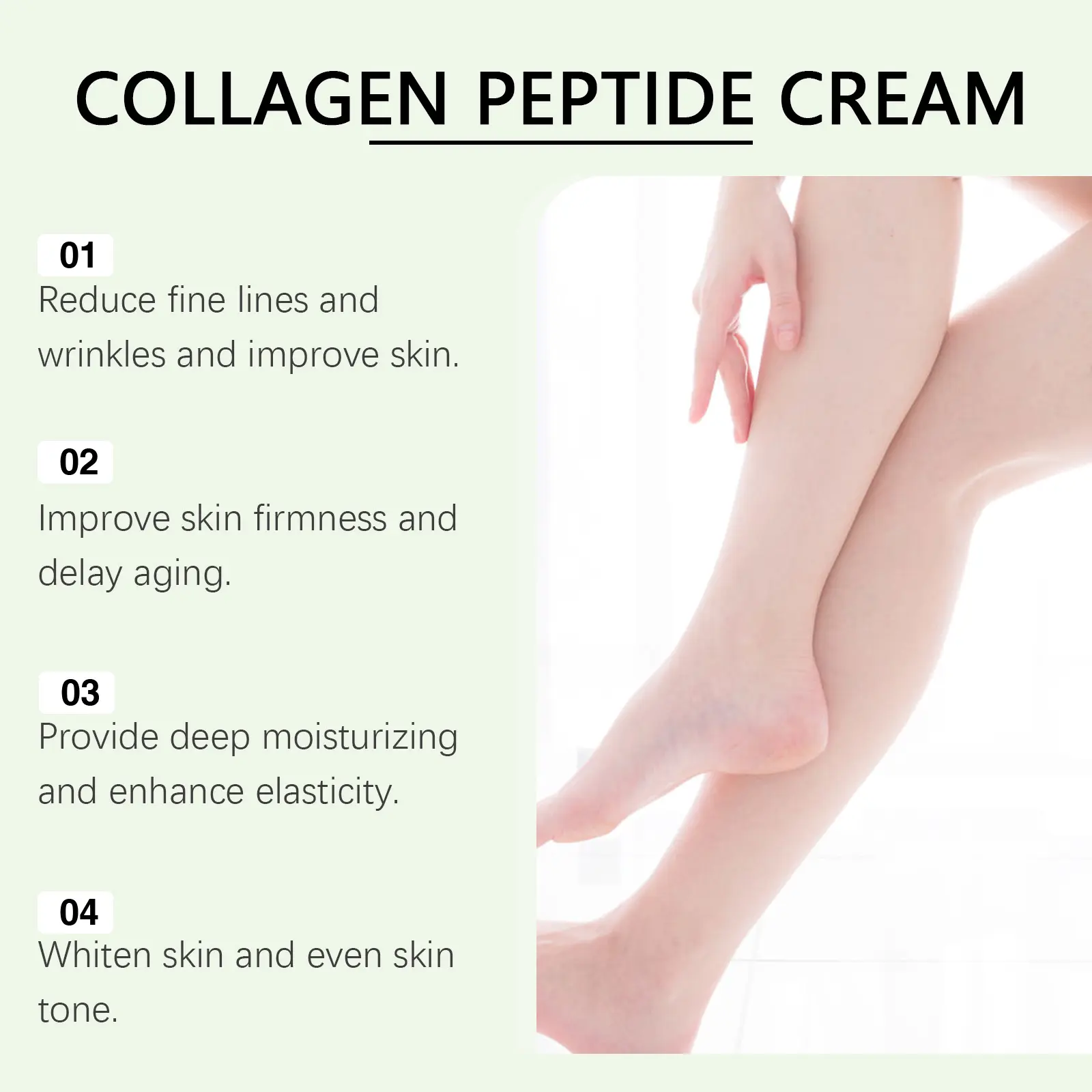 Collagen Peptide Firming Cream for Face & Body - West&Month 11 collagen peptide cream even tone revitalize West Month 315 5076