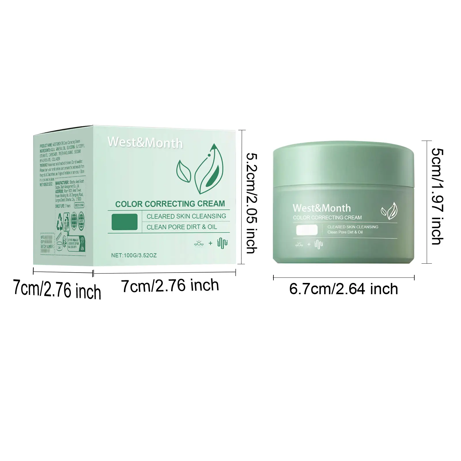 Hydrating & Moisturizing Face Cream for Smooth Skin - West&Month 1 cream gently hydrate moisturize facial skin West Month 156 3067