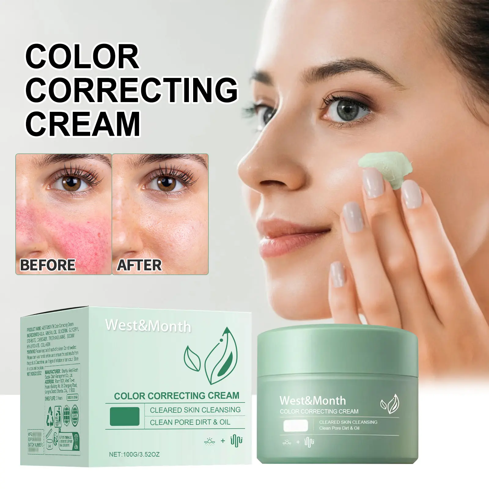 Hydrating & Moisturizing Face Cream for Smooth Skin - West&Month 2 cream gently hydrate moisturize facial skin West Month 156 3068