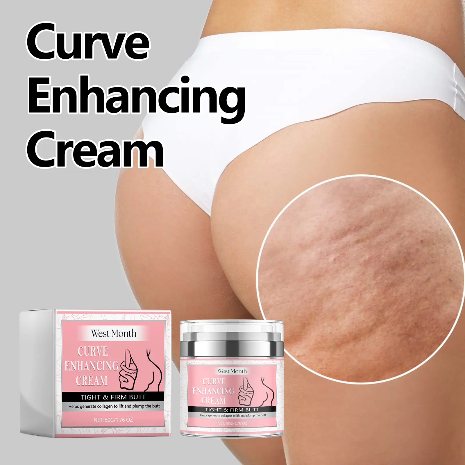 Curve Enhancing Cream for Hips and Body Contouring - West&Month 2 curve enhancing cream sculpt hips firm curves West Month 094 2294
