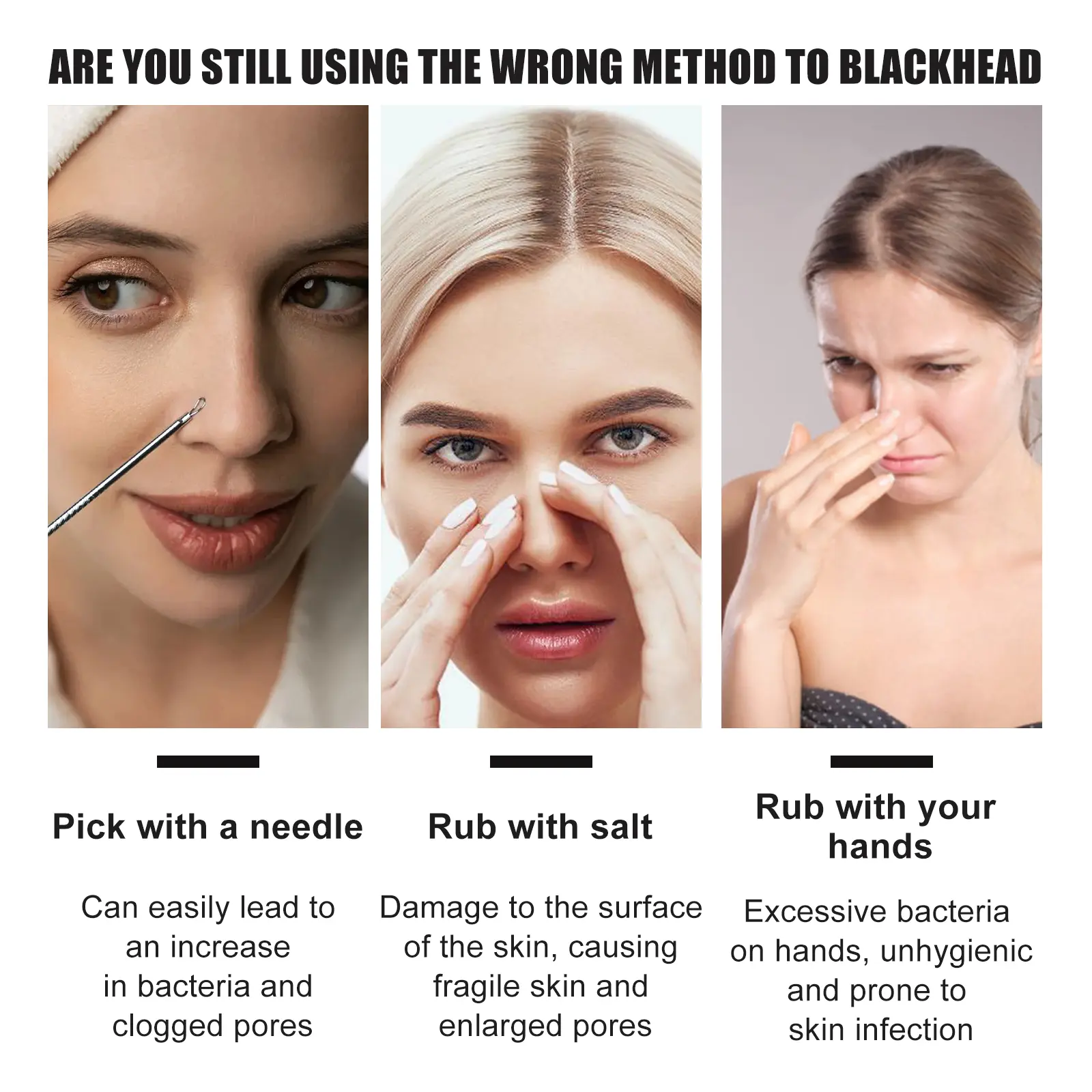 Nose Pore Strips for Blackheads Deep Cleaning Peel-off Mask West&Month 5 deep clean nose strips remove blackhead tight pores West Month 349 5532