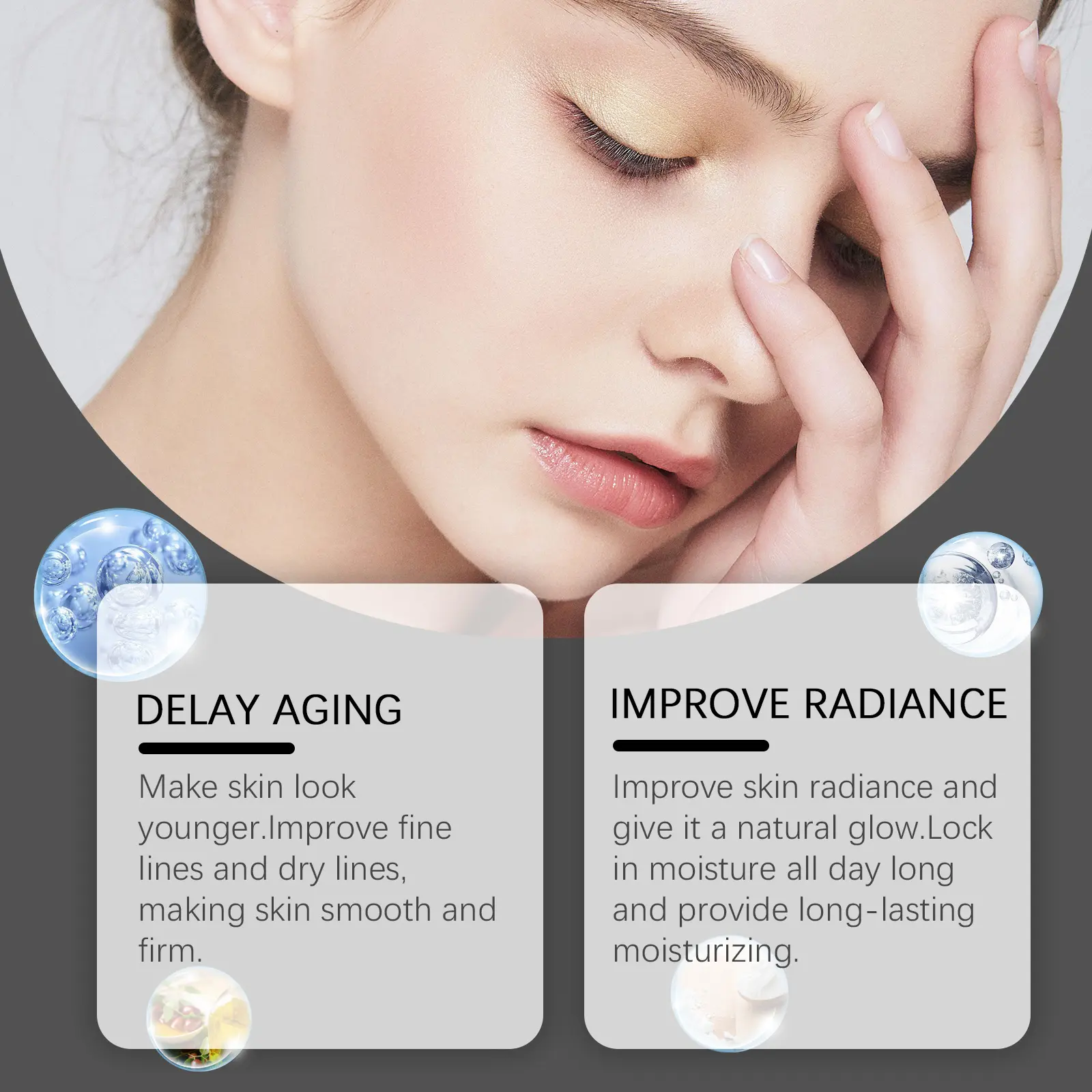 Deep Moisturizing Face Cream with Niacinamide & Aloe - West&Month 6 deep moisturizing cream repair facial massage West Month 460 7077