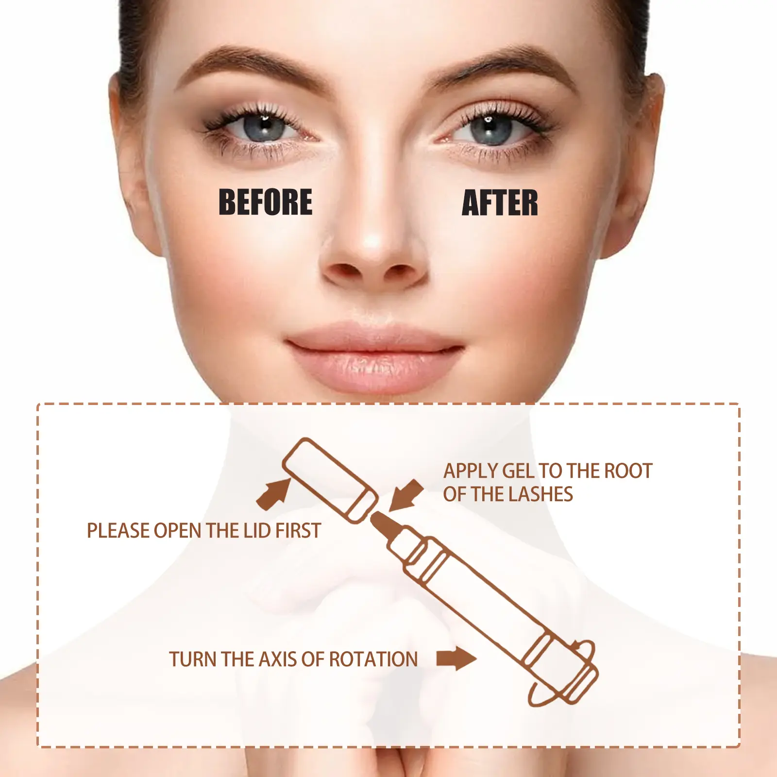 Double Eyelid Cream Natural Invisible Waterproof Styling - West&Month 4 double eyelid cream long lasting waterproof West Month 231 4018