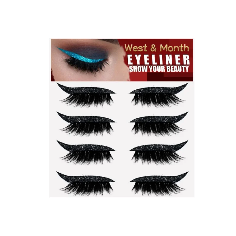 eu us 4pairs eyelash eyeliner stickers West Month 027 1441