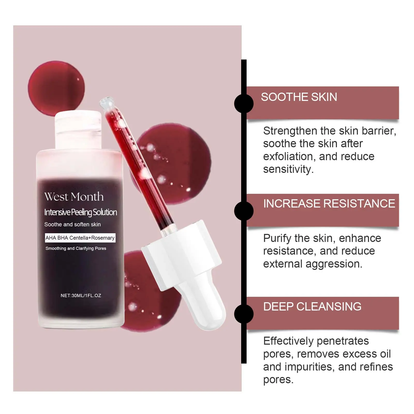 Exfoliating and Brightening Serum with Salicylic Acid - West&Month 8 exfoliating brightening serum moisturizing West Month 008 1210