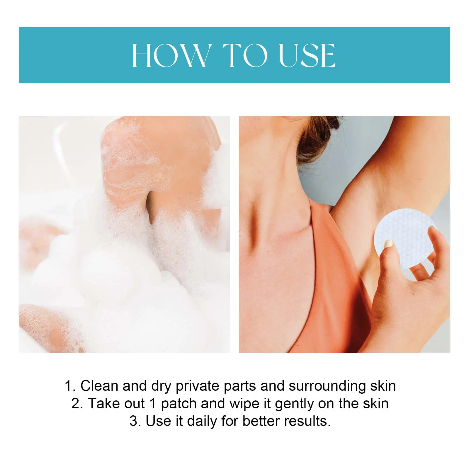 Exfoliating Skin Pad for Brightening and Smoothing - West&Month 4 exfoliating pad clean dead skin fade black West Month 275 4559