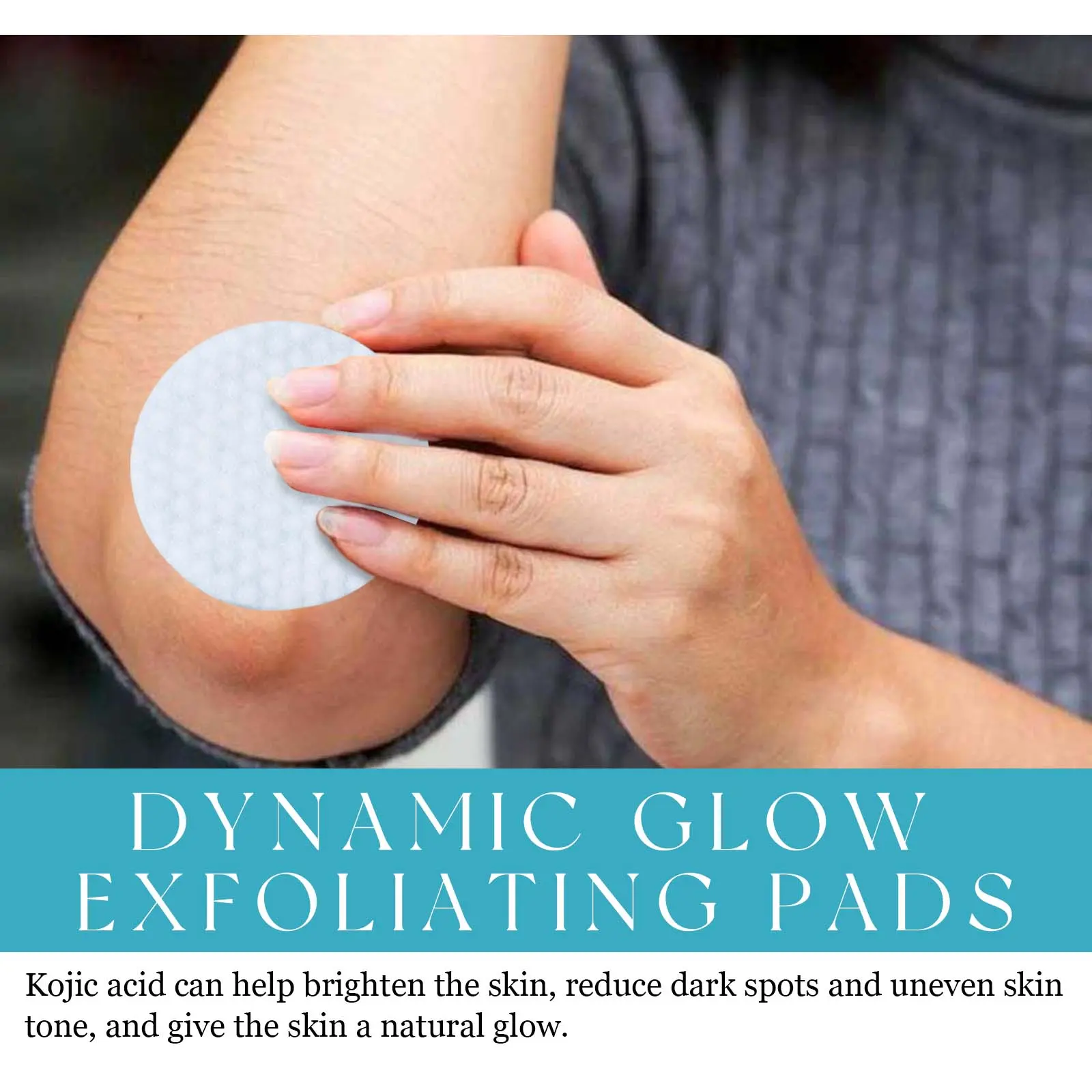 Exfoliating Skin Pad for Brightening and Smoothing - West&Month 6 exfoliating pad clean dead skin fade black West Month 275 4561