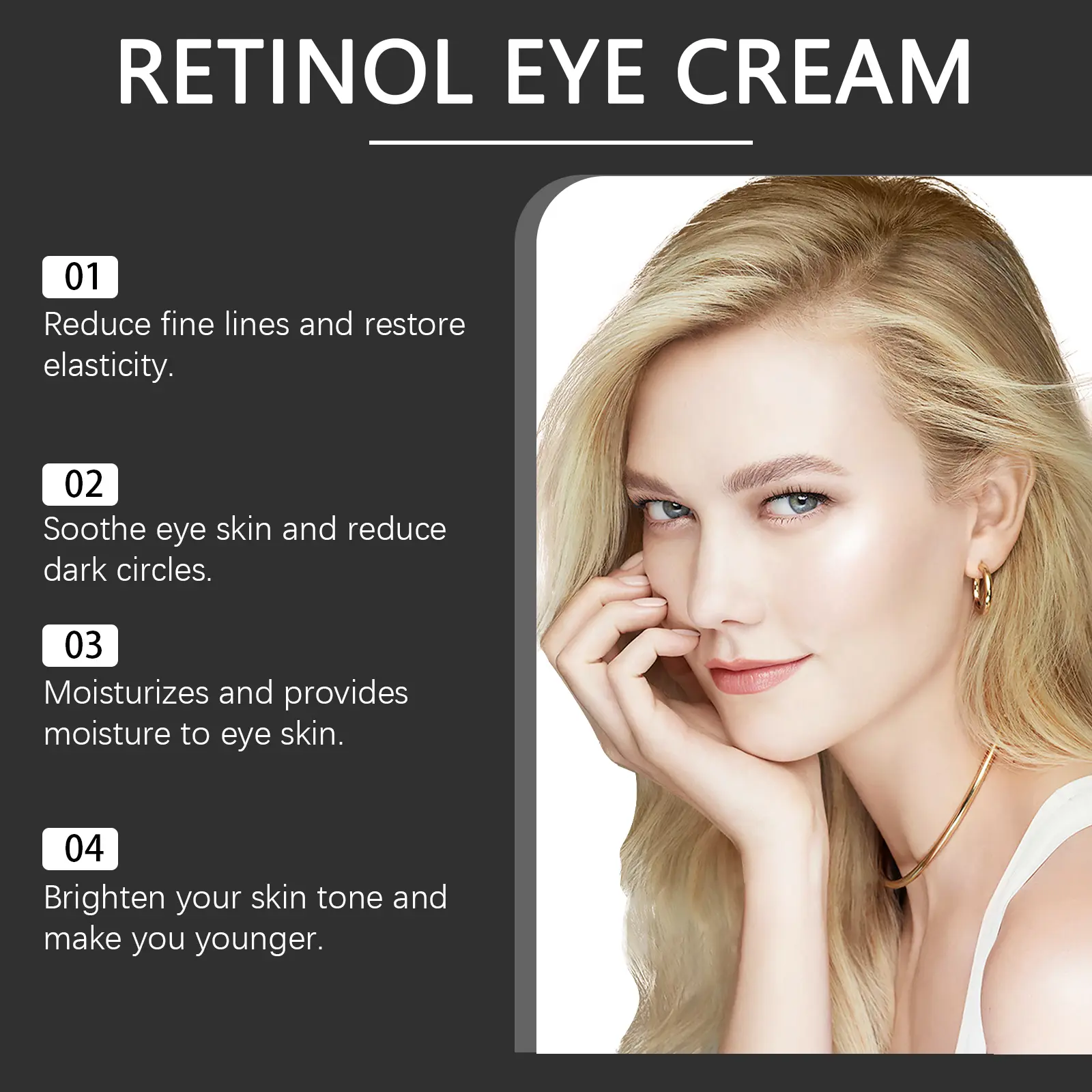 Firming Moisturizing Eye Cream with Collagen & Niacinamide - West&Month 5 eye cream firm moisturize tender daily West Month 649 9396