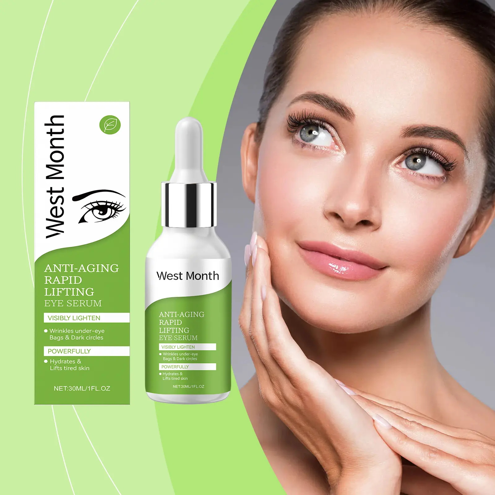 West&Month Eye Firming Essence for Moisturizing & Hydrating 2 eye essence moisturize light line lift firm West Month 608 8938