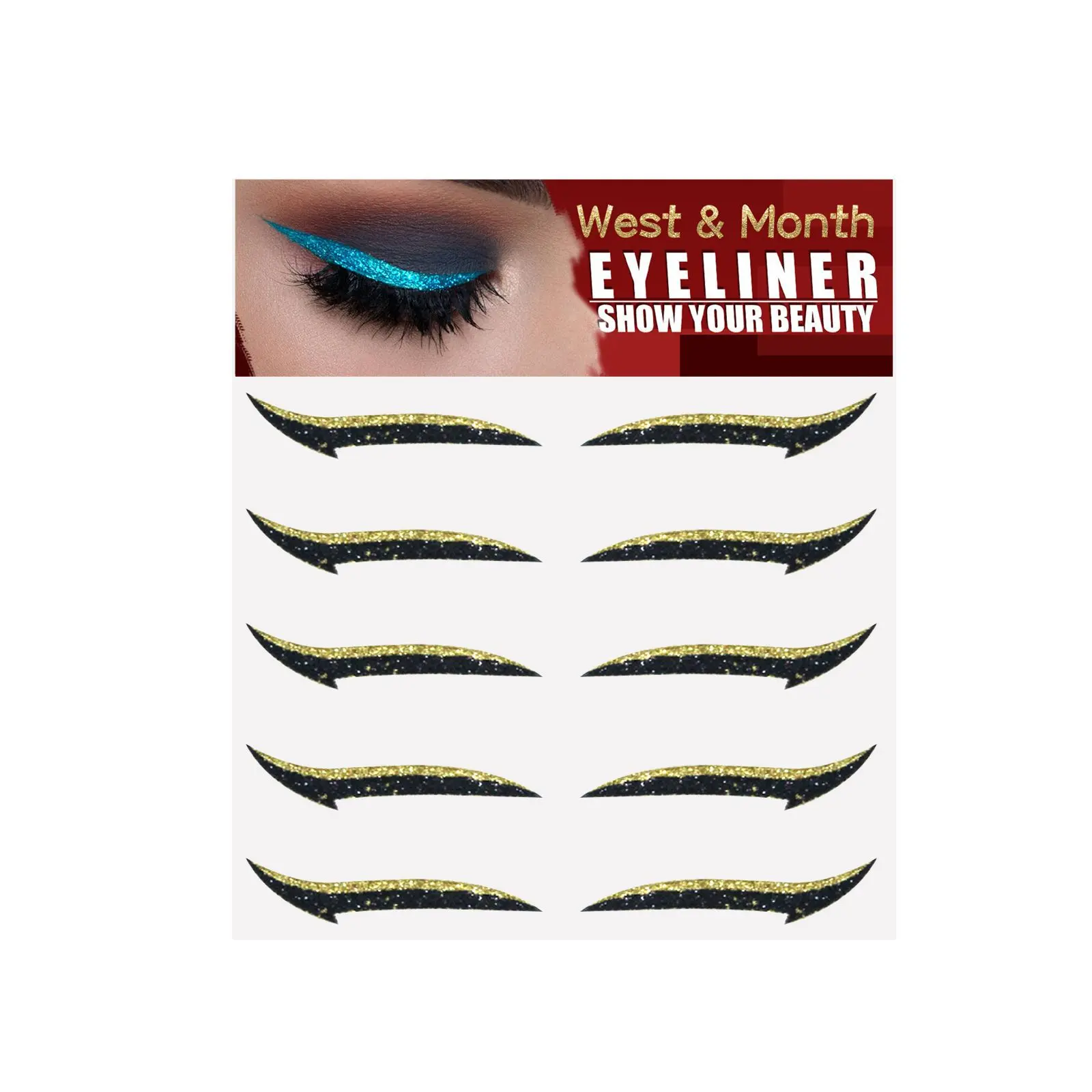 West&Month Eyeliner Stickers Review: My Honest Experience 1 West&Month Silver Light Eyeliner Stickers package