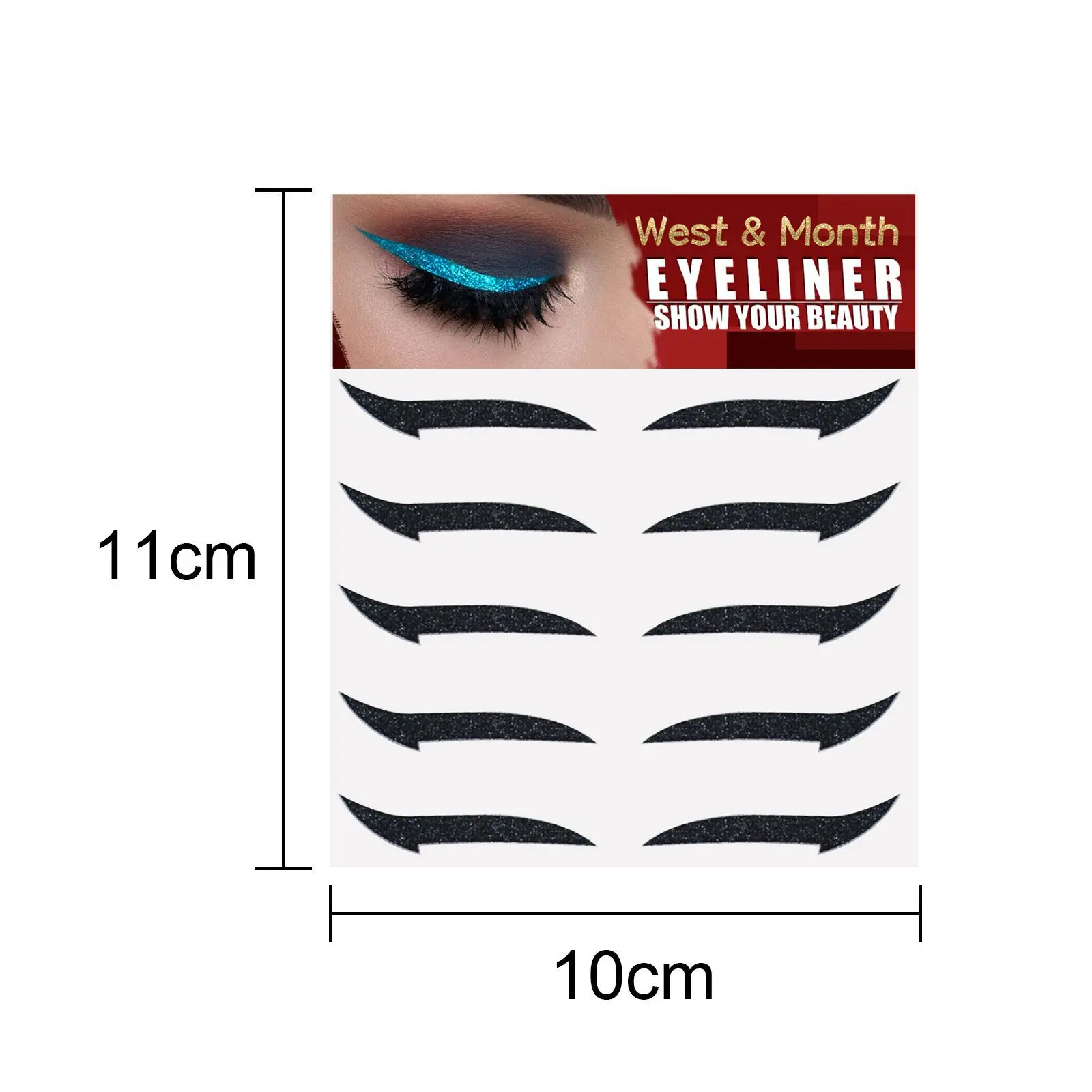 Self-Adhesive Double Eyelid Stickers for Stage Makeup - West&Month 1 eyeshadow stage makeup eu us eyeliner West Month 148 2961
