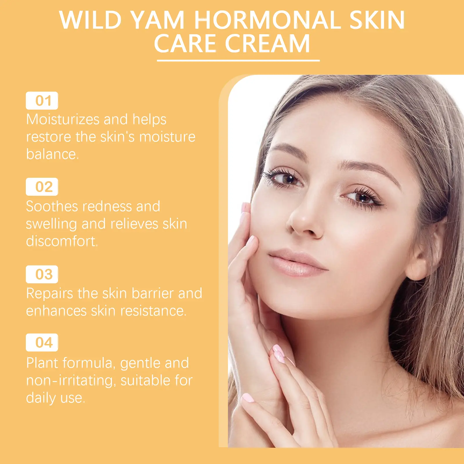 Face Balance Cream Hydrating Facial Moisturizer - West&Month 5 face balance cream moisturize improve firm tender West Month 616 9023