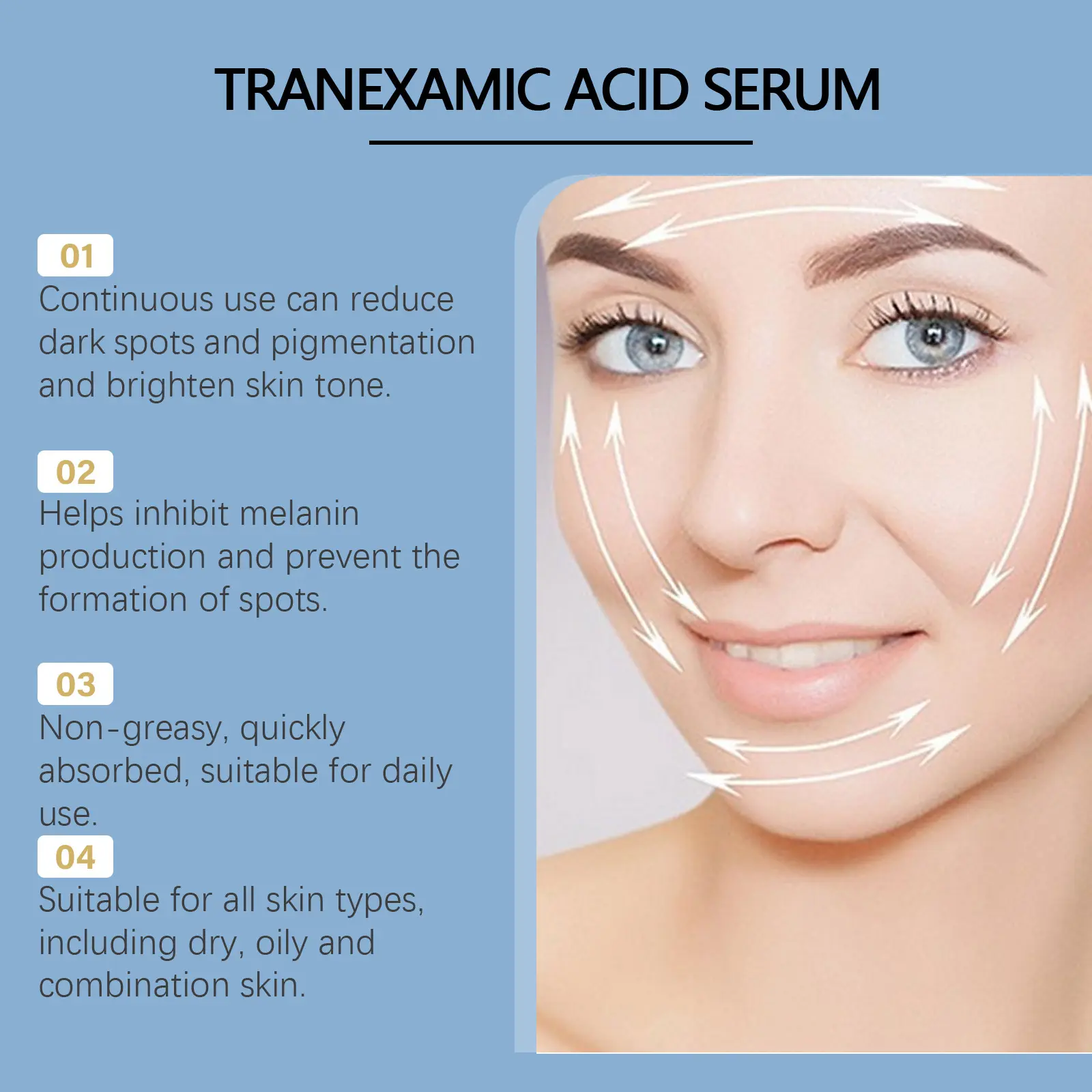 Face Brightening Serum with Niacinamide & Hyaluronic Acid - West&Month 5 face brightening serum brighten moisturize West Month 182 3397