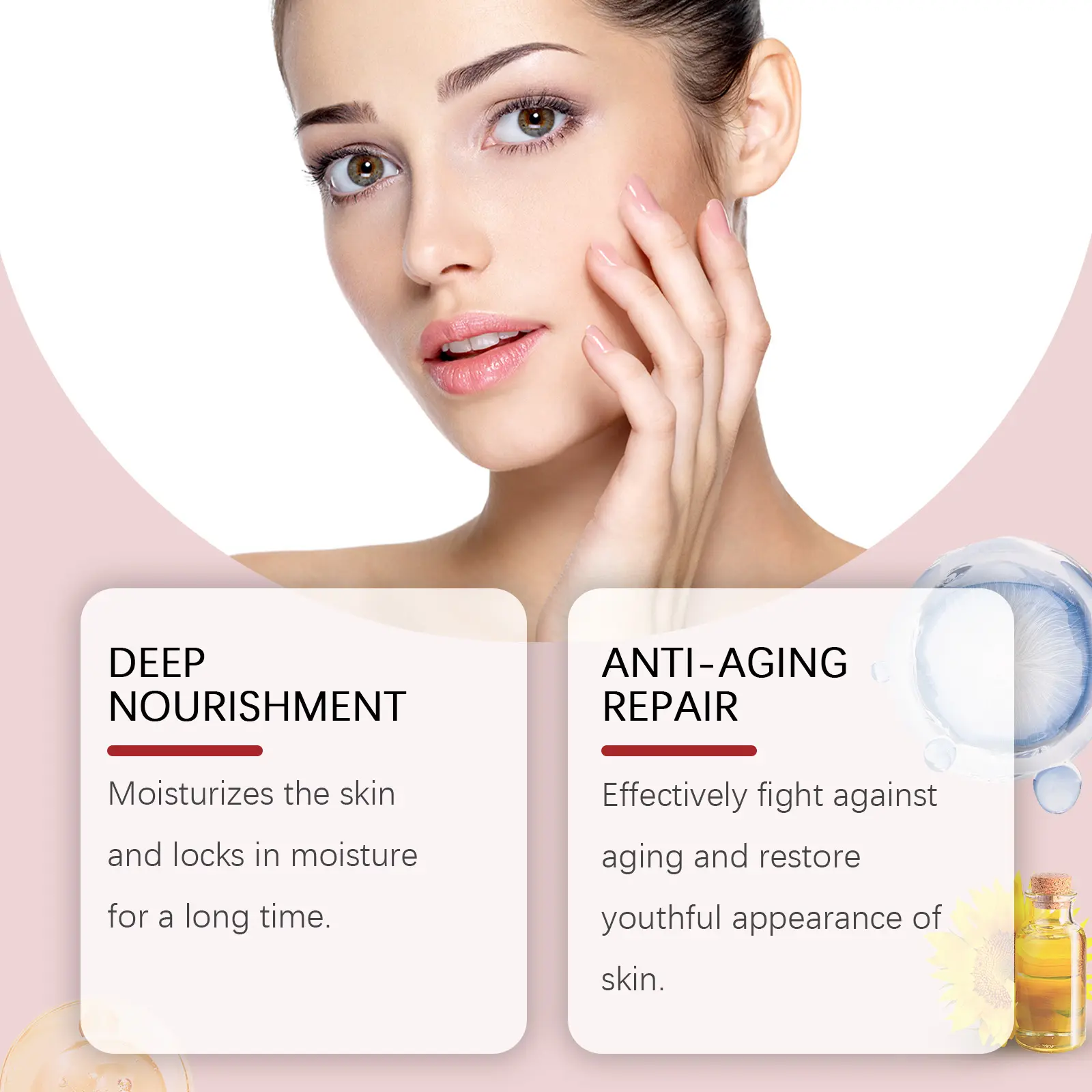 Vitamin E Hydrating Moisturizing Face Cream for Smooth Skin - West&Month 11 face cream hydrate moisturize radiant nourish West Month 628 9142