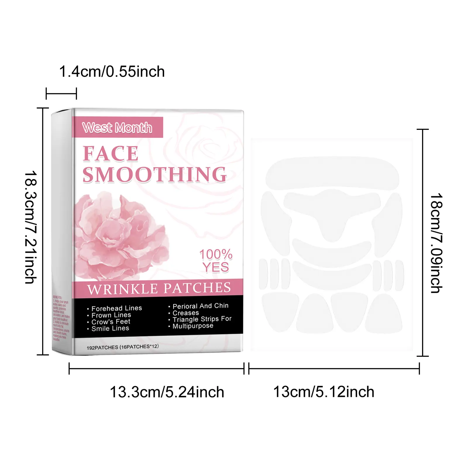 Firming Facial Care Patch for Lifting & Nourishing - West&Month 1 facial care patch firming lifting nourishing West Month 161 3133