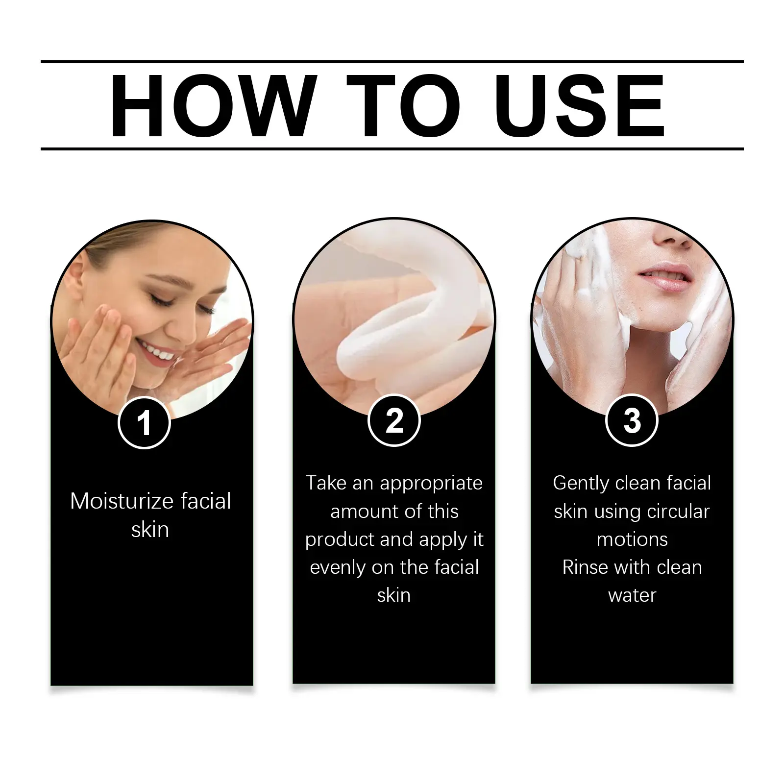 Gentle Exfoliating Facial Cleanser - Hydrating & Non-Tightening - West&Month 4 facial cleanser gentle pore exfoliate hydrate West Month 480 7363