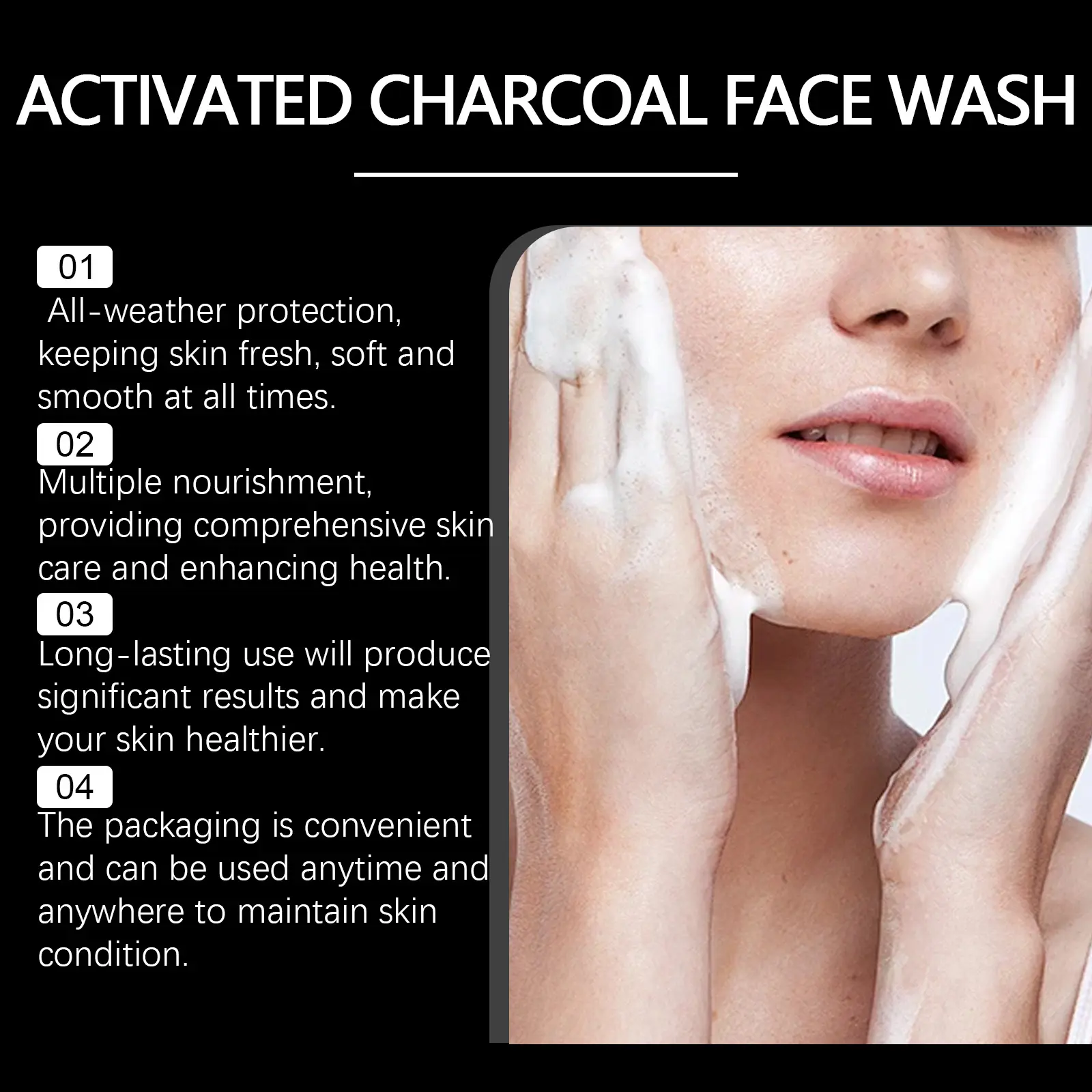 Gentle Exfoliating Facial Cleanser - Hydrating & Non-Tightening - West&Month 5 facial cleanser gentle pore exfoliate hydrate West Month 480 7364