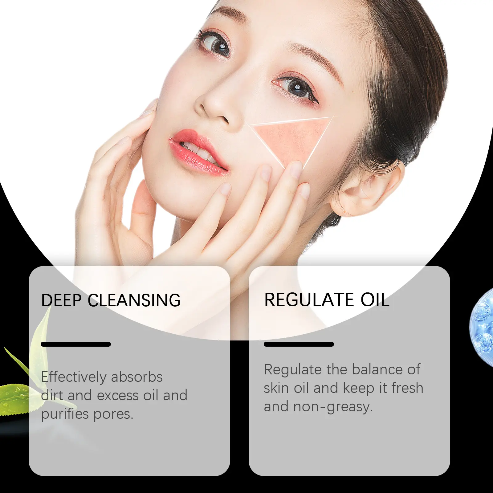 Gentle Exfoliating Facial Cleanser - Hydrating & Non-Tightening - West&Month 6 facial cleanser gentle pore exfoliate hydrate West Month 480 7365