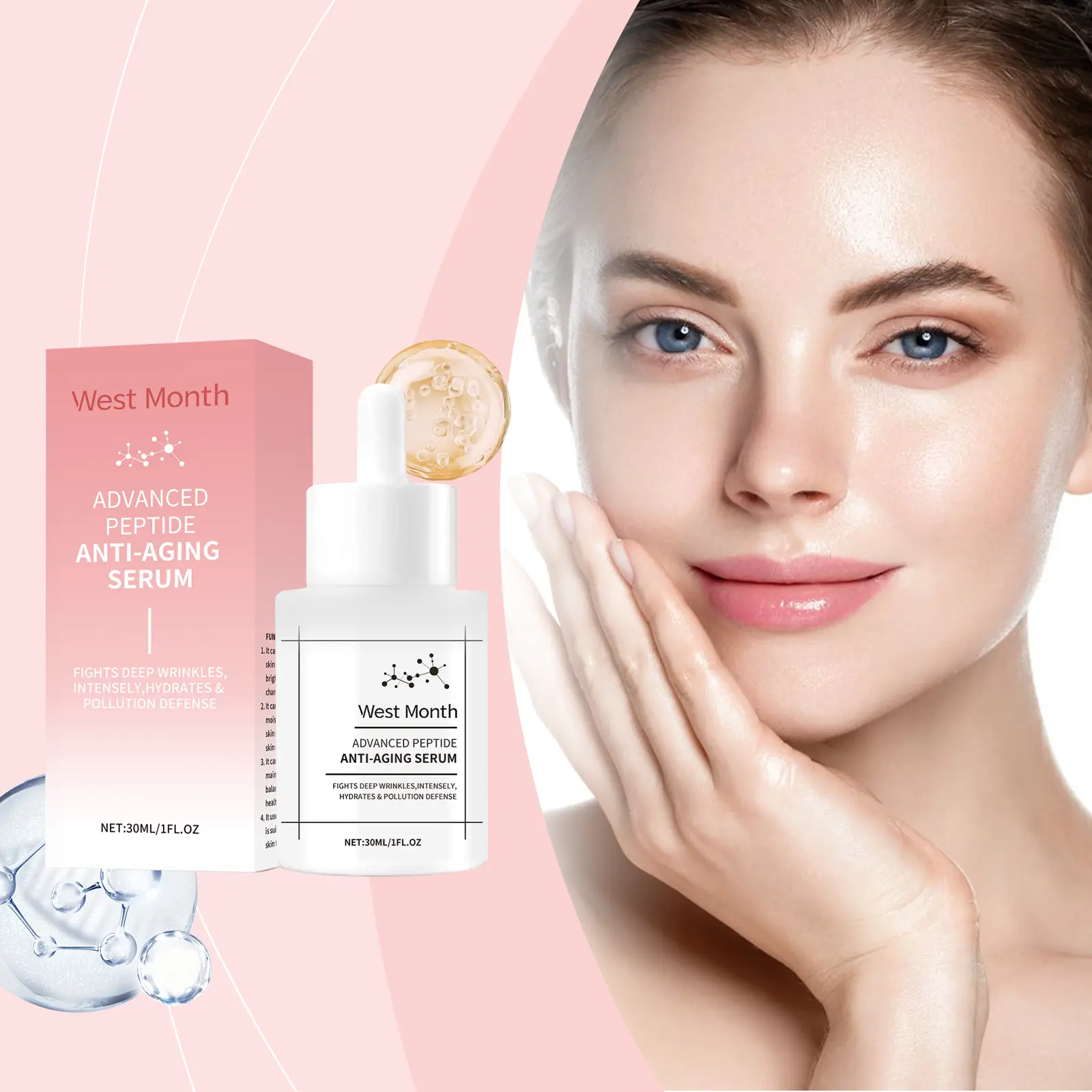 Hydrating Facial Essence for Smooth Radiance - West&Month 2 facial essence moisturize delicate rejuvenate West Month 575 8606