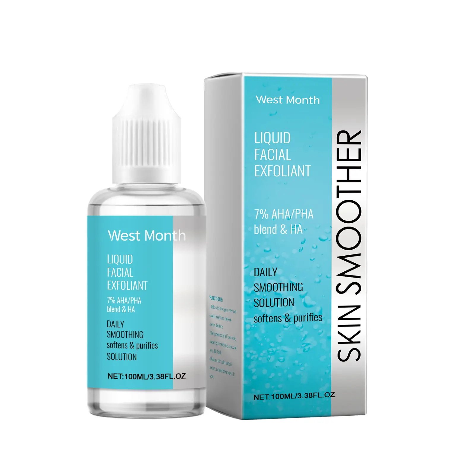West&Month Gentle Facial Exfoliator Review: A Real User's Take 1 West&Month Gentle Facial Exfoliator bottle
