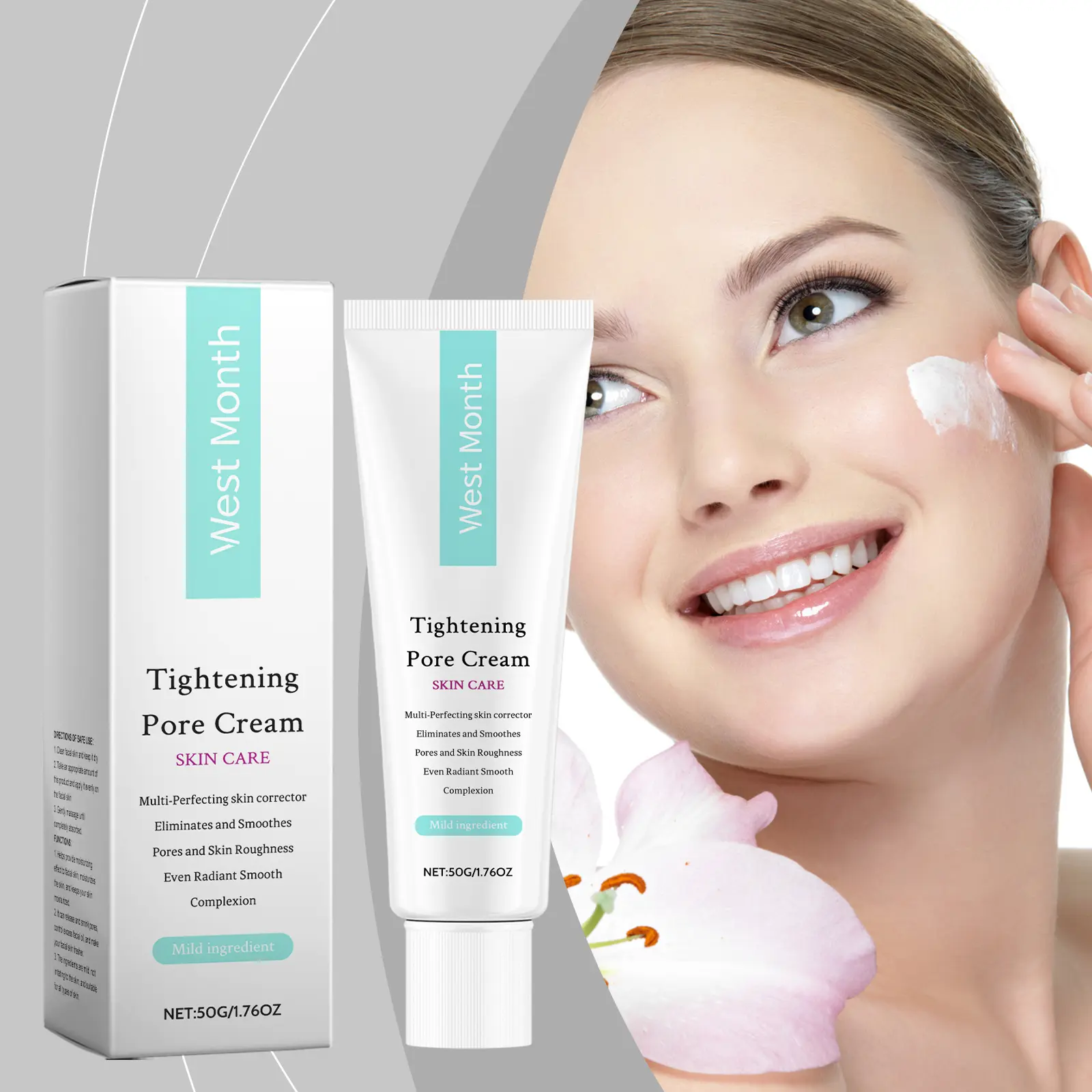 Oil Control Facial Moisturizer - Hydrating & Refreshing Cream - West&Month 2 facial moisturizer oil control hydrating West Month 073 2008