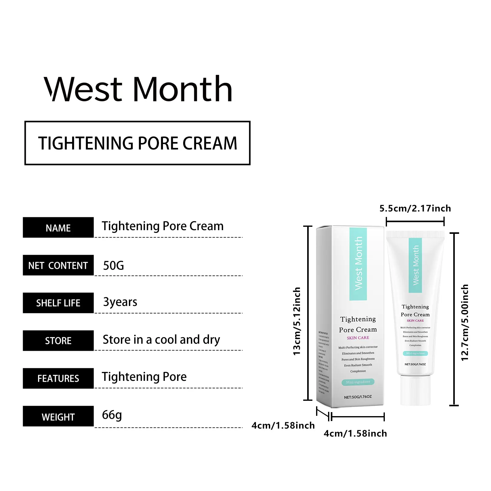 Oil Control Facial Moisturizer - Hydrating & Refreshing Cream - West&Month 1 facial moisturizer oil control hydrating West Month 073 2013