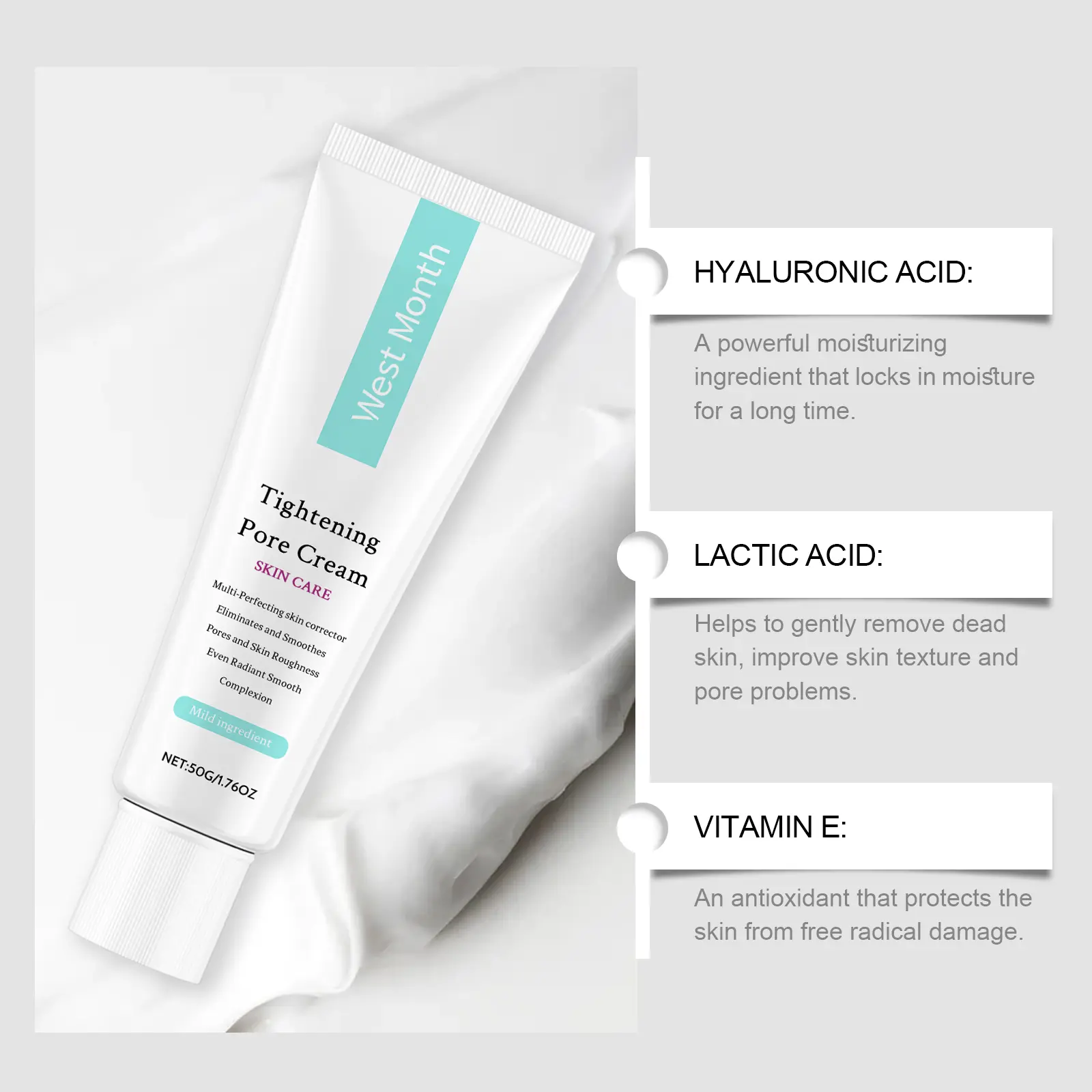 Oil Control Facial Moisturizer - Hydrating & Refreshing Cream - West&Month 8 facial moisturizer oil control hydrating West Month 073 2015
