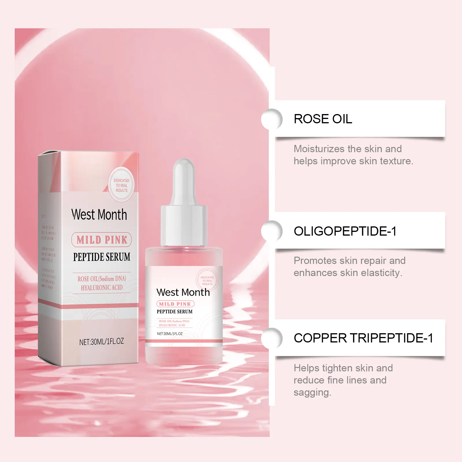 Facial Moisturizing Essence with Copper Tripeptide-1 - West&Month 7 facial moisturizing essence nourish hydrate West Month 142 2891