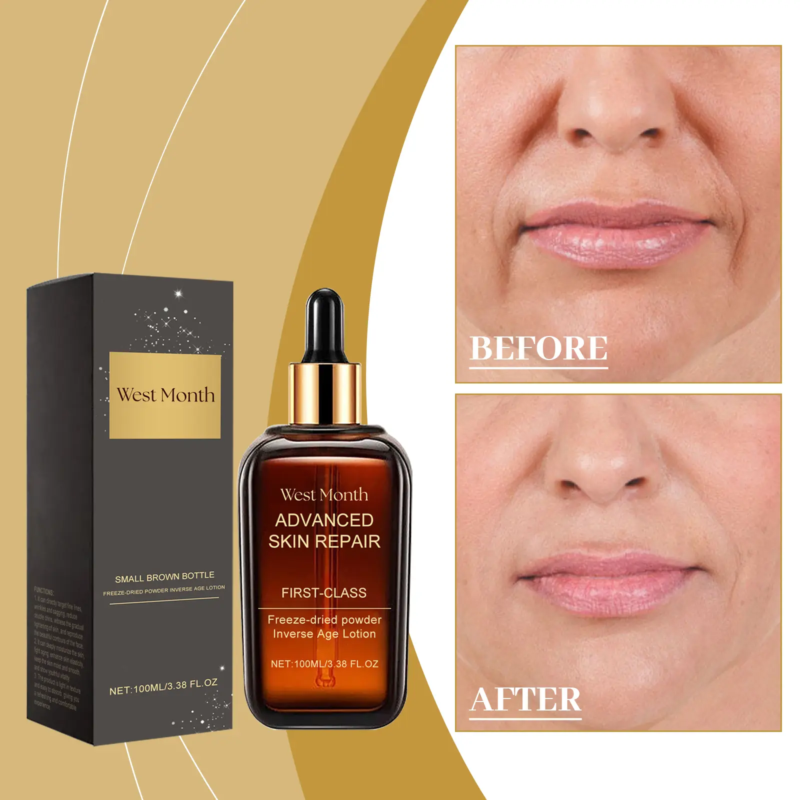West&Month Facial Repair Serum Review: My Messy, Honest Thoughts 2 Close-up of the serum texture on the back of my hand