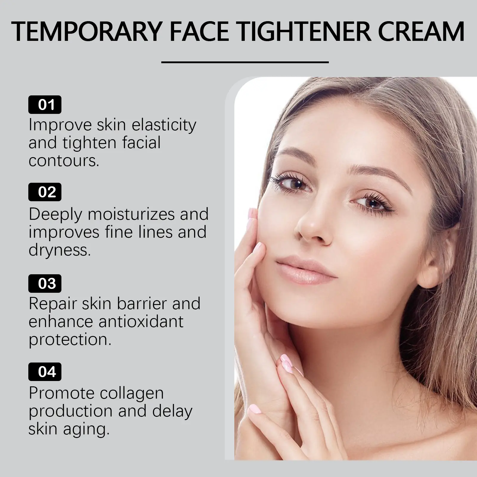 Facial Firming & Moisturizing Cream for Improved Elasticity - West&Month 5 facial skin firming cream moisturizing West Month 023 1398