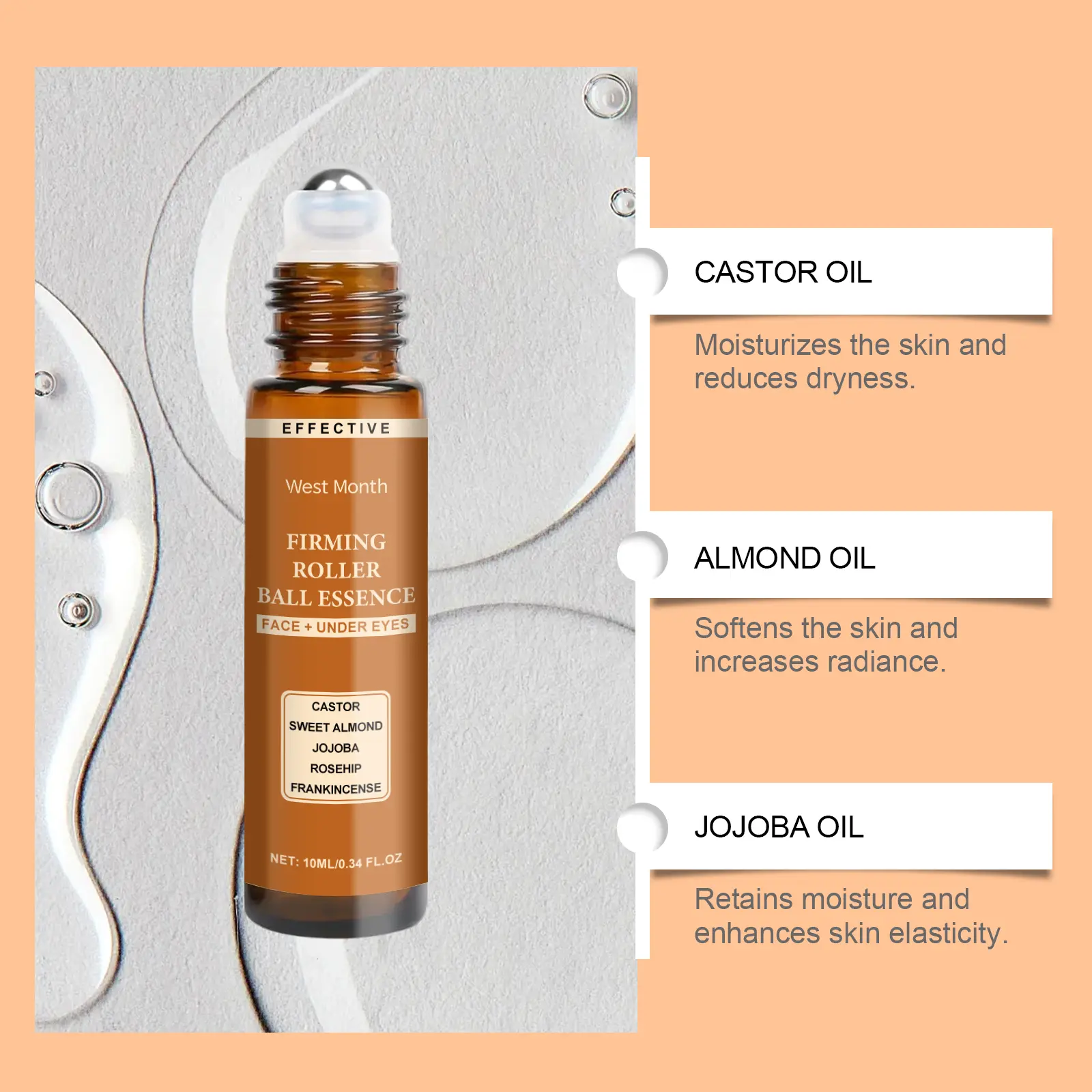 West&Month Firming Ball Essence for Skin Elasticity & Hydration 5 firming ball essence hydrating firming lifting West Month 137 2825