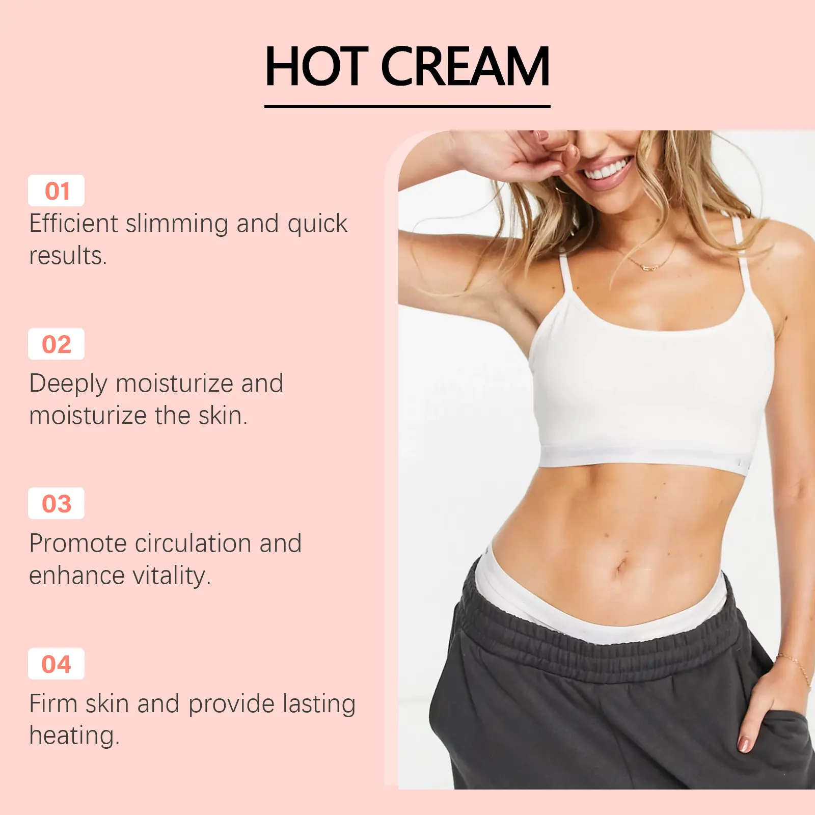Firming Body Cream for Moisturizing & Tightening | West&Month 5 firming body cream lift tighten arms legs West Month 076 2050