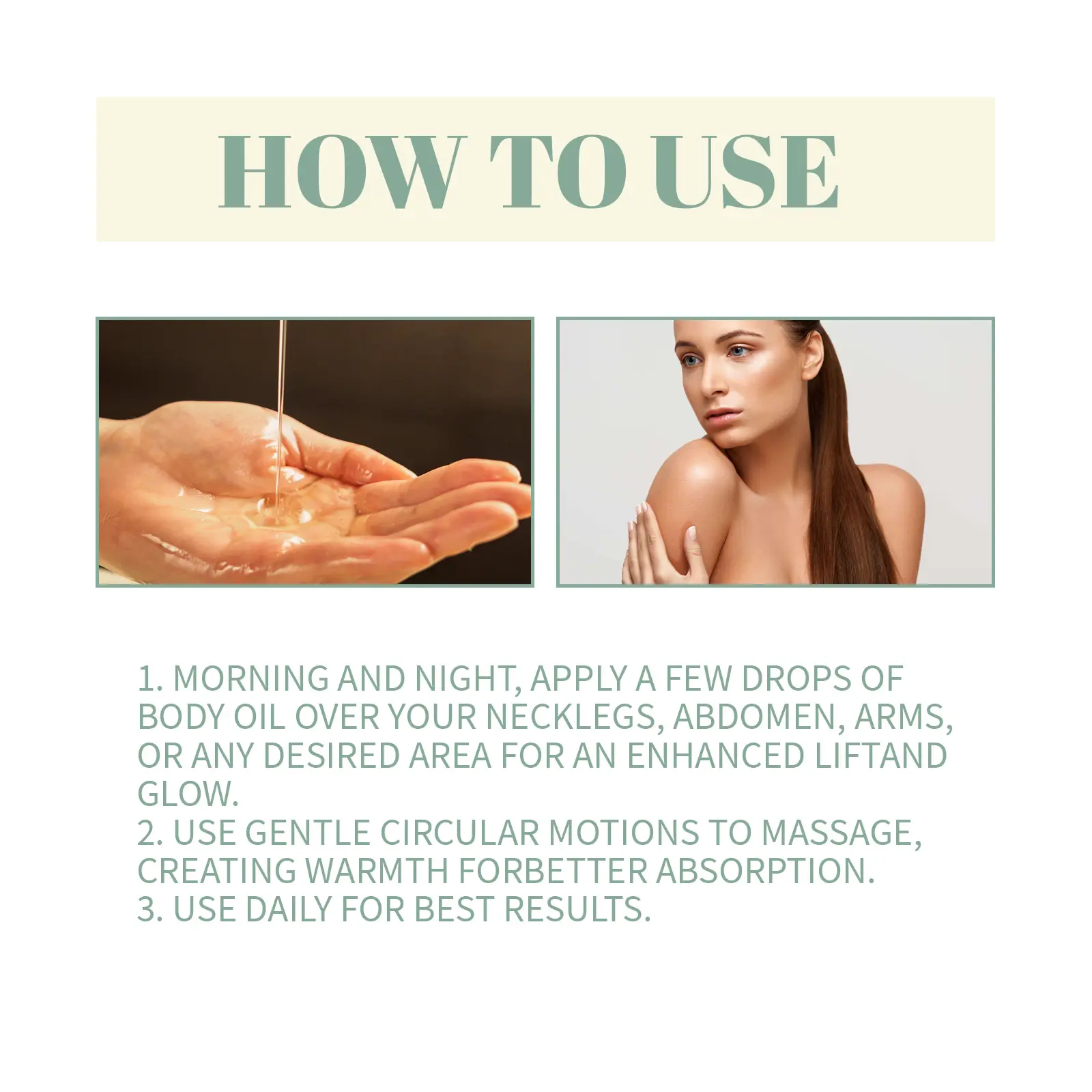 Firming Body Oil: Moisturizing & Anti-Wrinkle Skin Treatment - West 4 firming body oil smooth wrinkles moisturize West Month 383 6009
