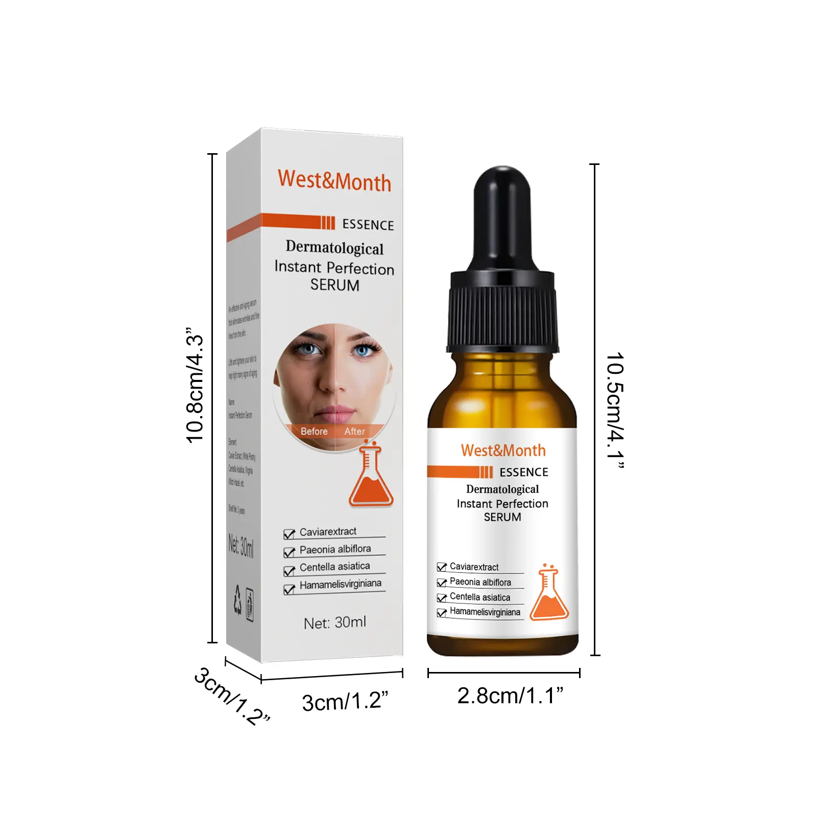 Firming Face Essence for Wrinkles & Brightening - West&Month 1 firming essence lighten lines lift brighten West Month 403 6285