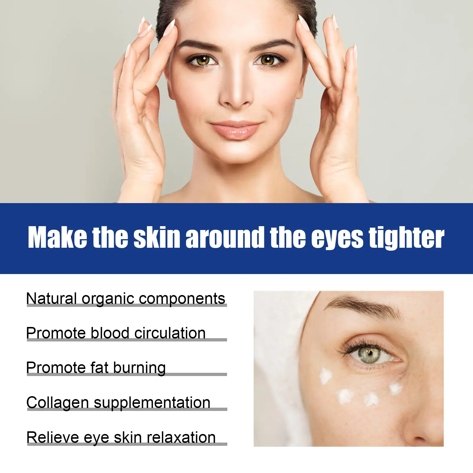 Firming Eye Cream for Dark Circles & Fine Lines - West&Month 6 firming eye cream lighten lines dark circles West Month 330 5271