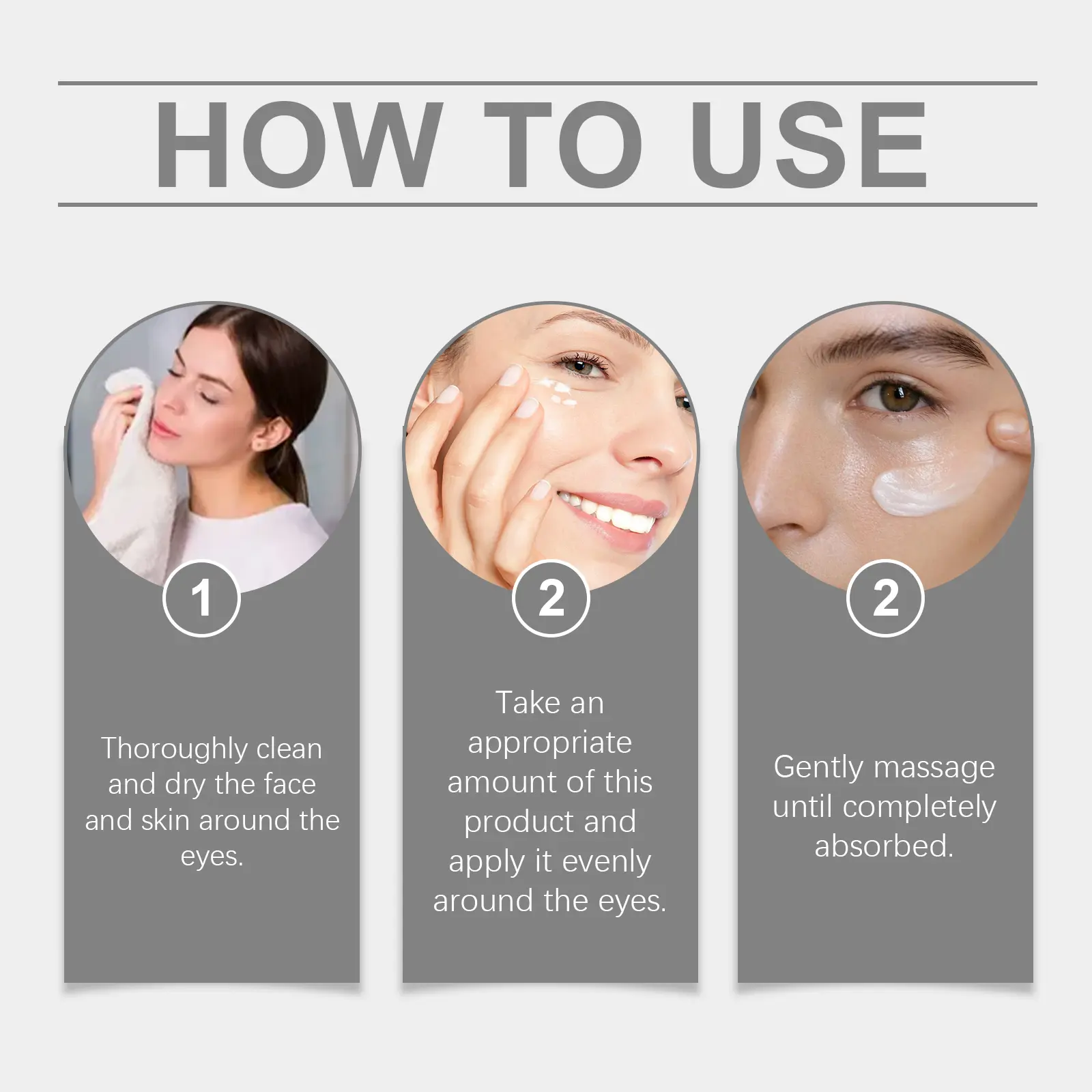 Firming Eye Cream with Hyaluronic Acid for Fine Lines - West&Month 4 firming eye cream moisturize tighten lighten lines West Month 458 7045